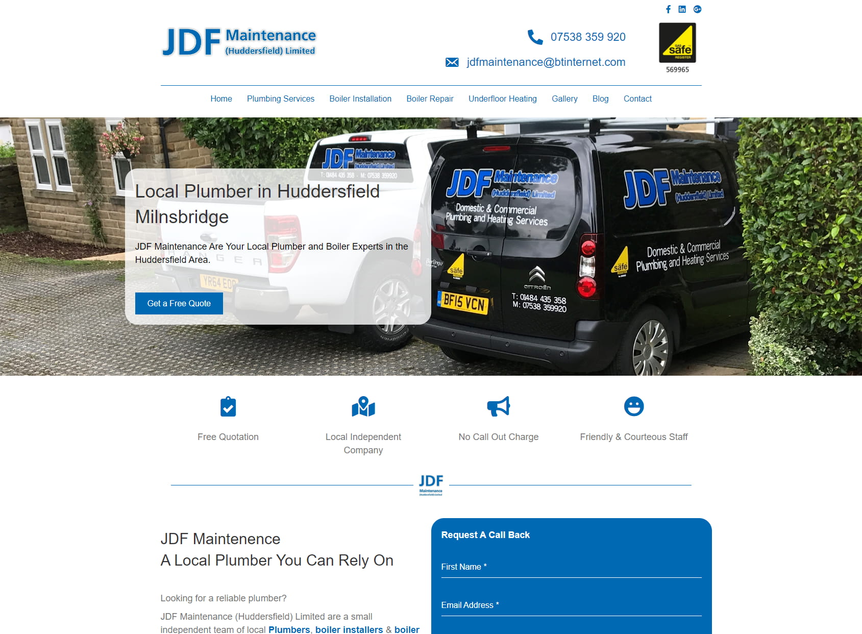JDF Maintenance (Huddersfield) Limited