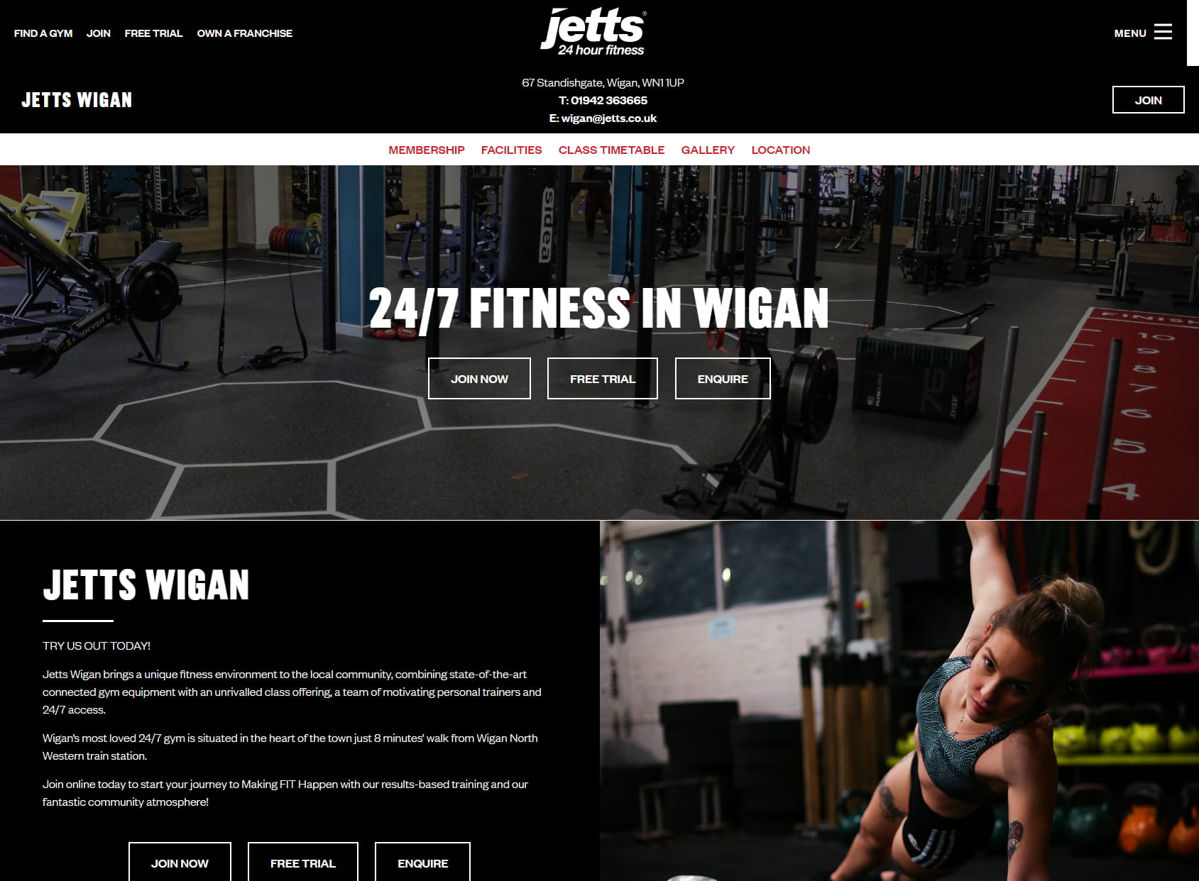 Jetts 24HR Gym Wigan