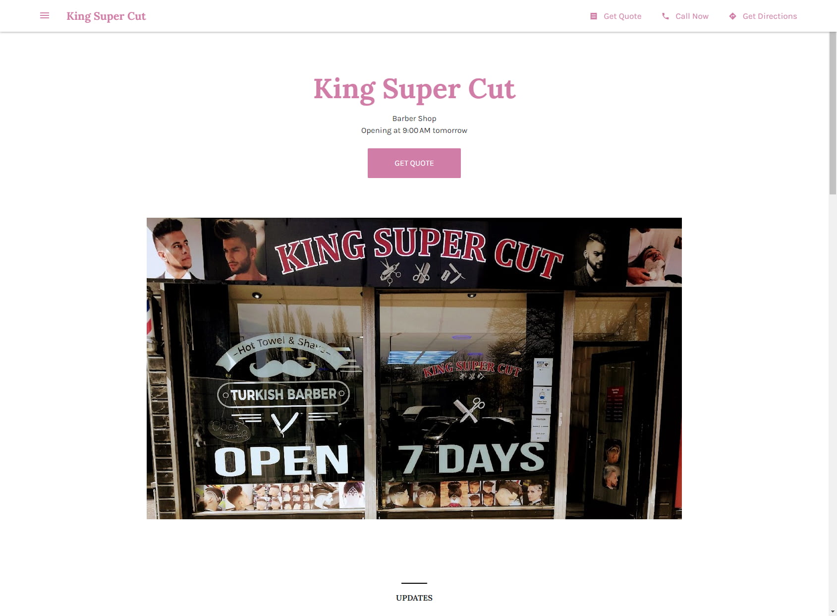 King Super Cut