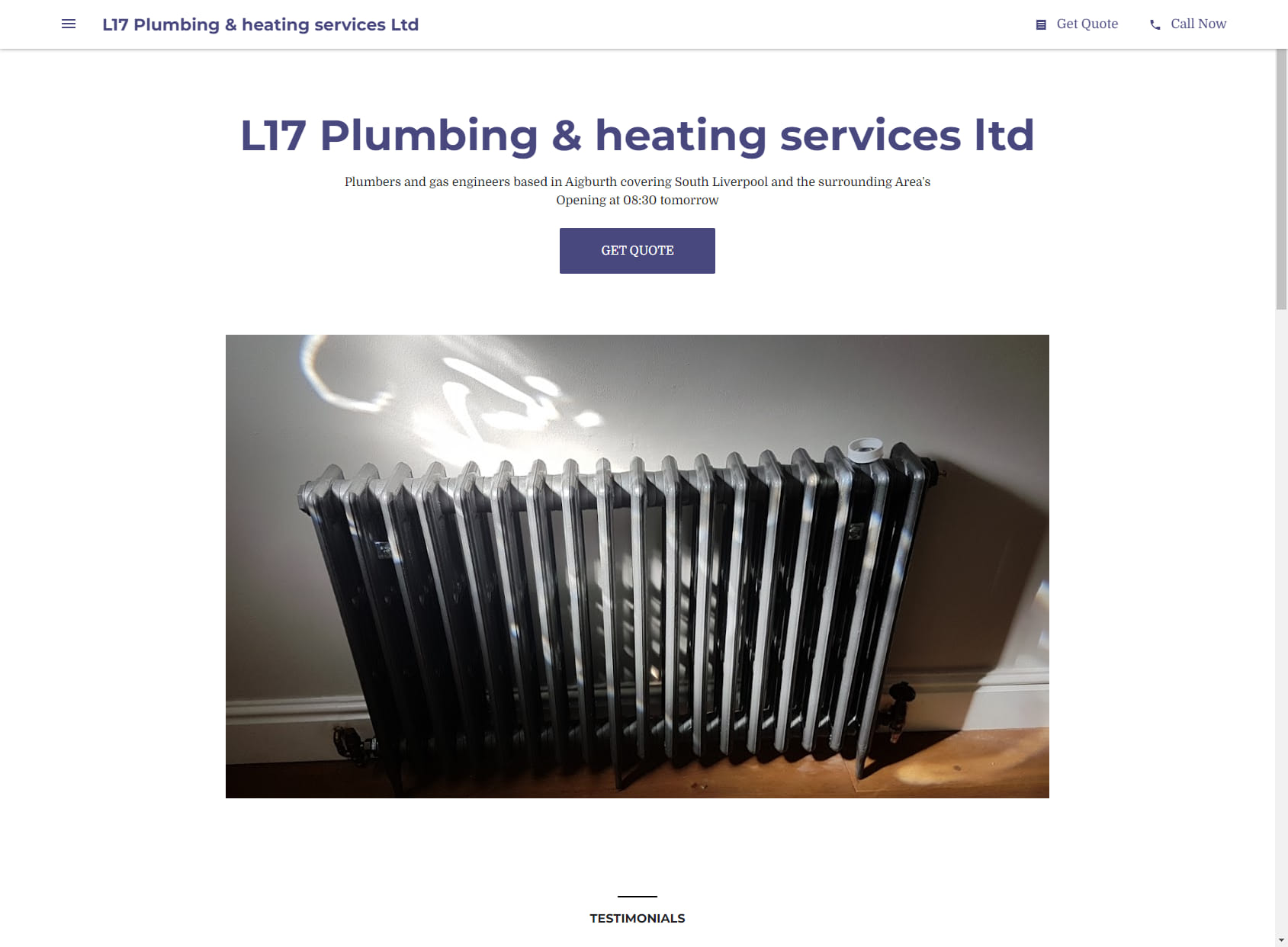 L17 Plumbing & heating services Ltd