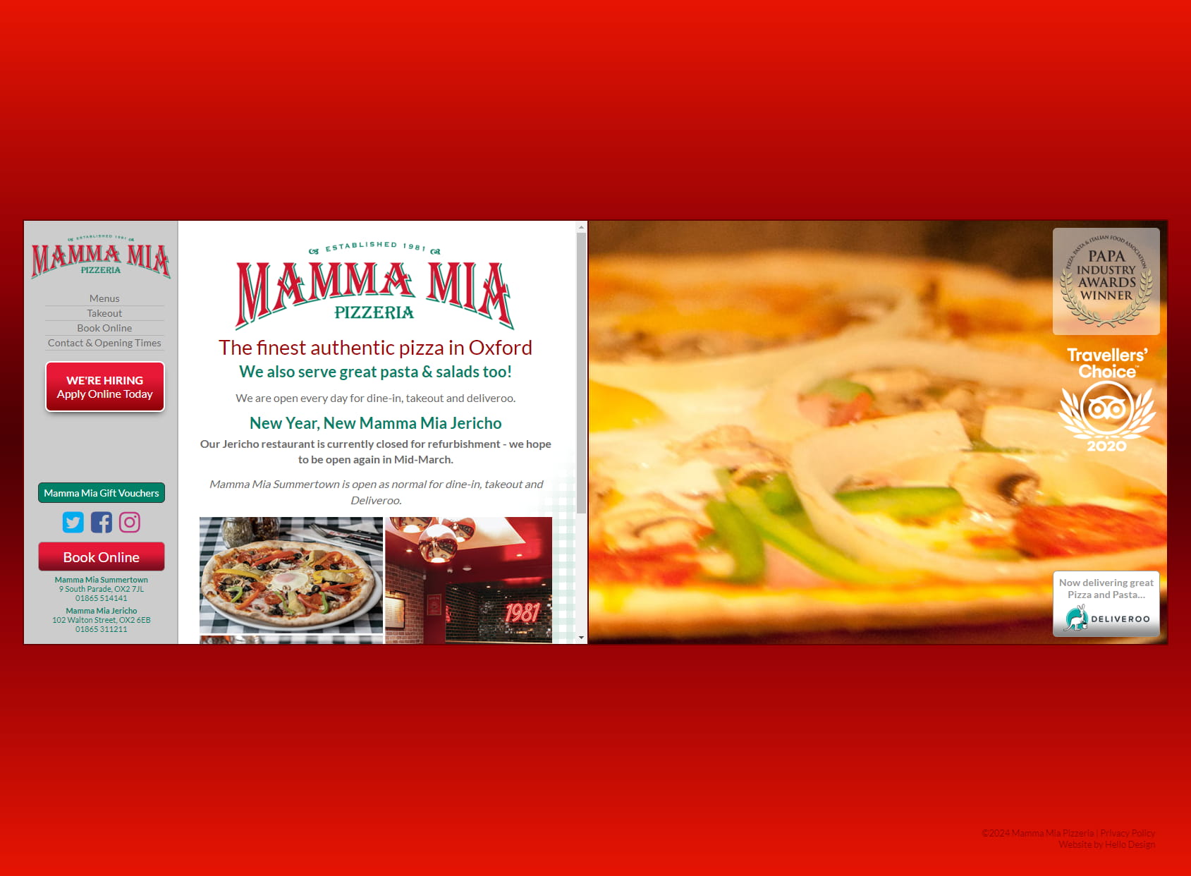 Mamma Mia Pizzeria Summertown