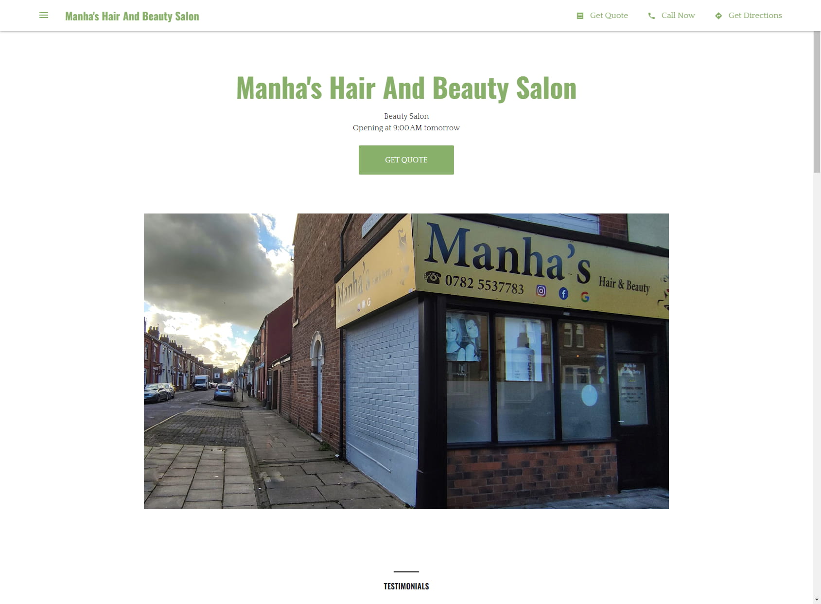 Manha's Hair And Beauty Salon