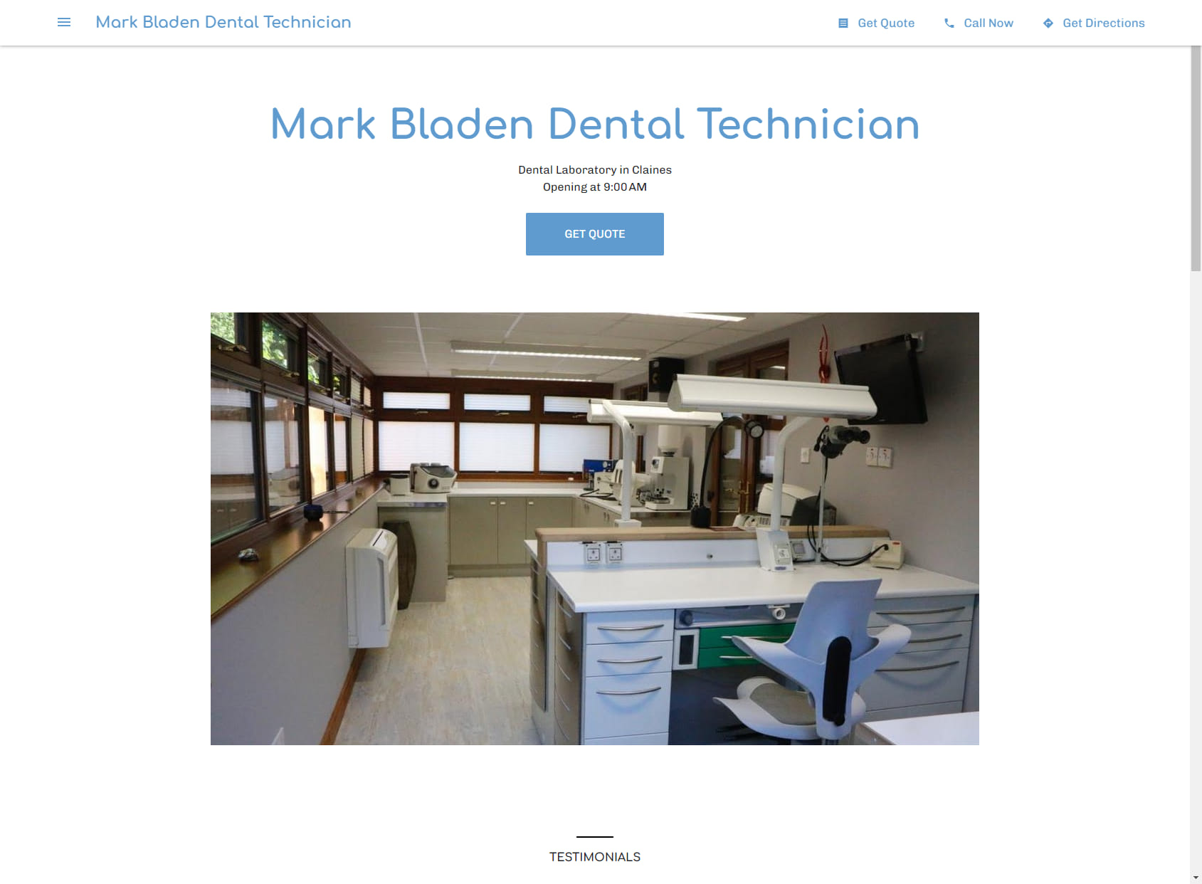 Mark Bladen Dental Technician