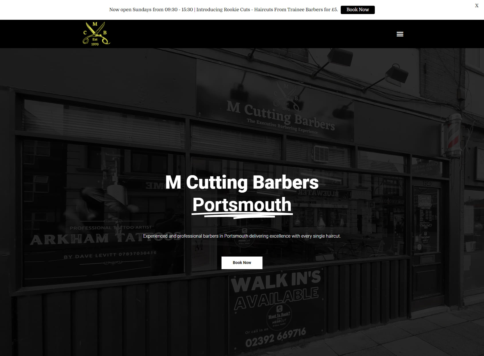 M Cutting Barbers Portsmouth