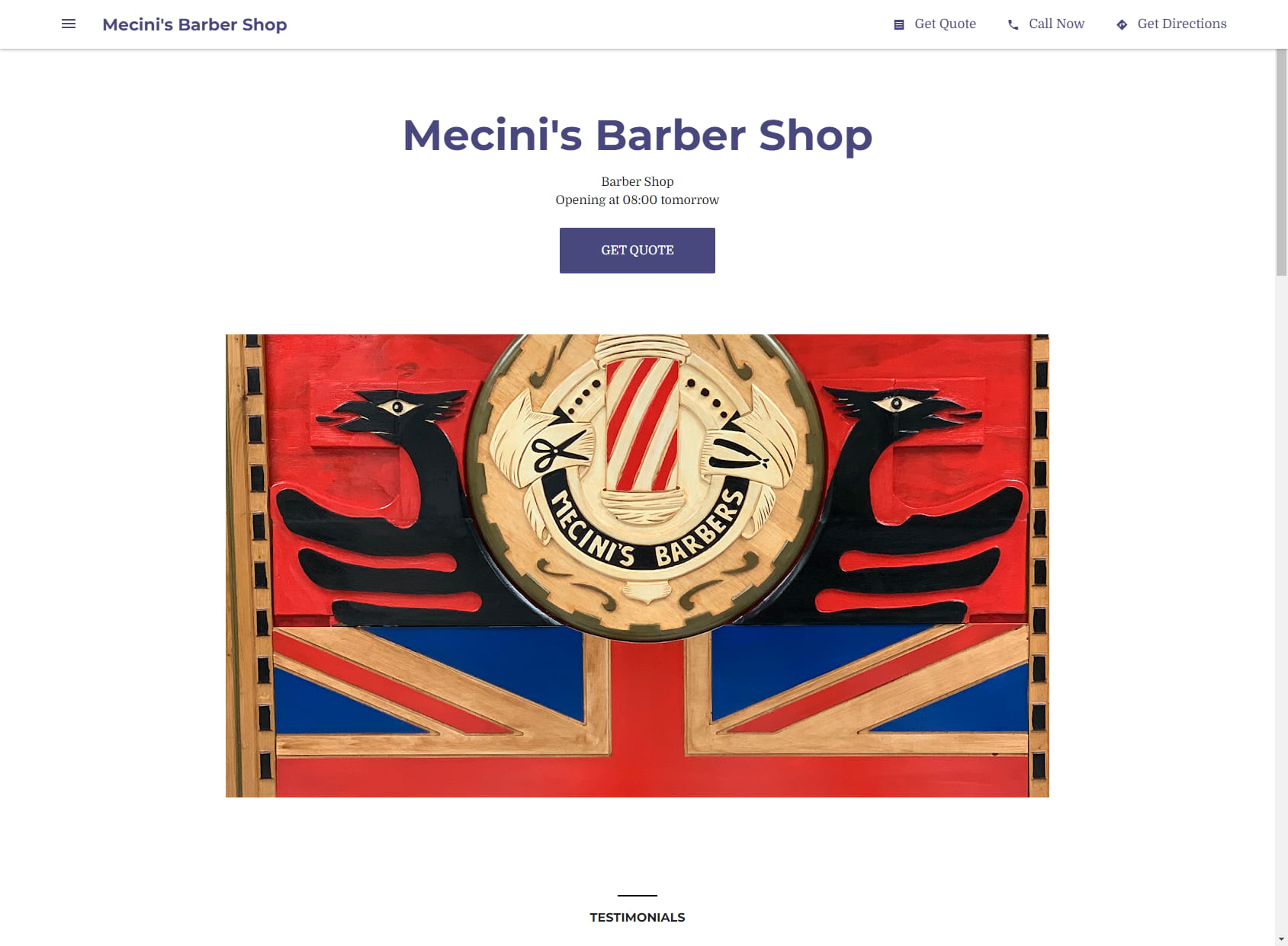 Mecini's Barber Shop