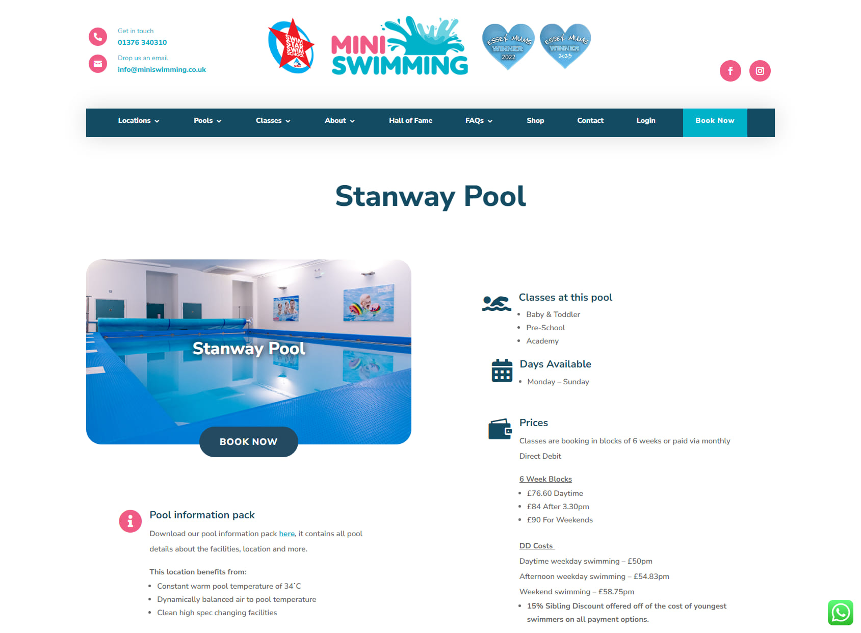 Mini Swimming Stanway
