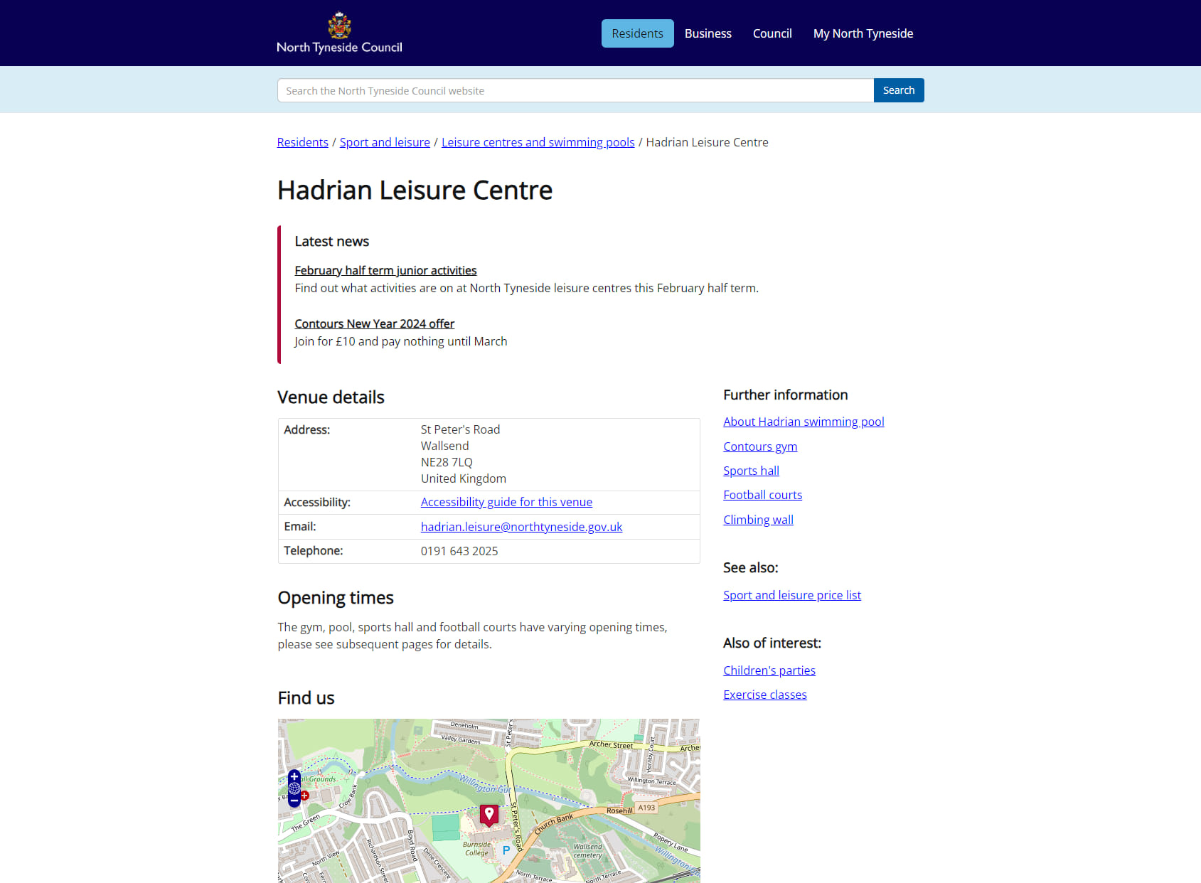Hadrian Leisure Centre