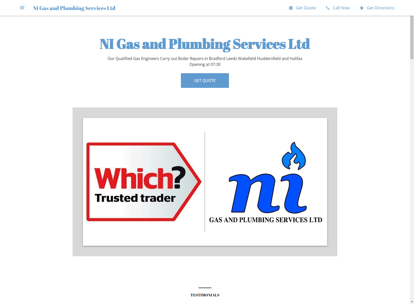 NI Gas and Plumbing Services Ltd