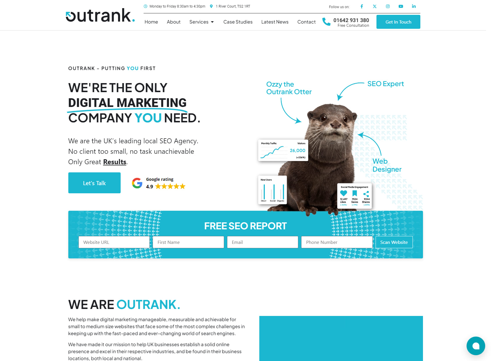 Outrank - Web Design & SEO Middlesbrough