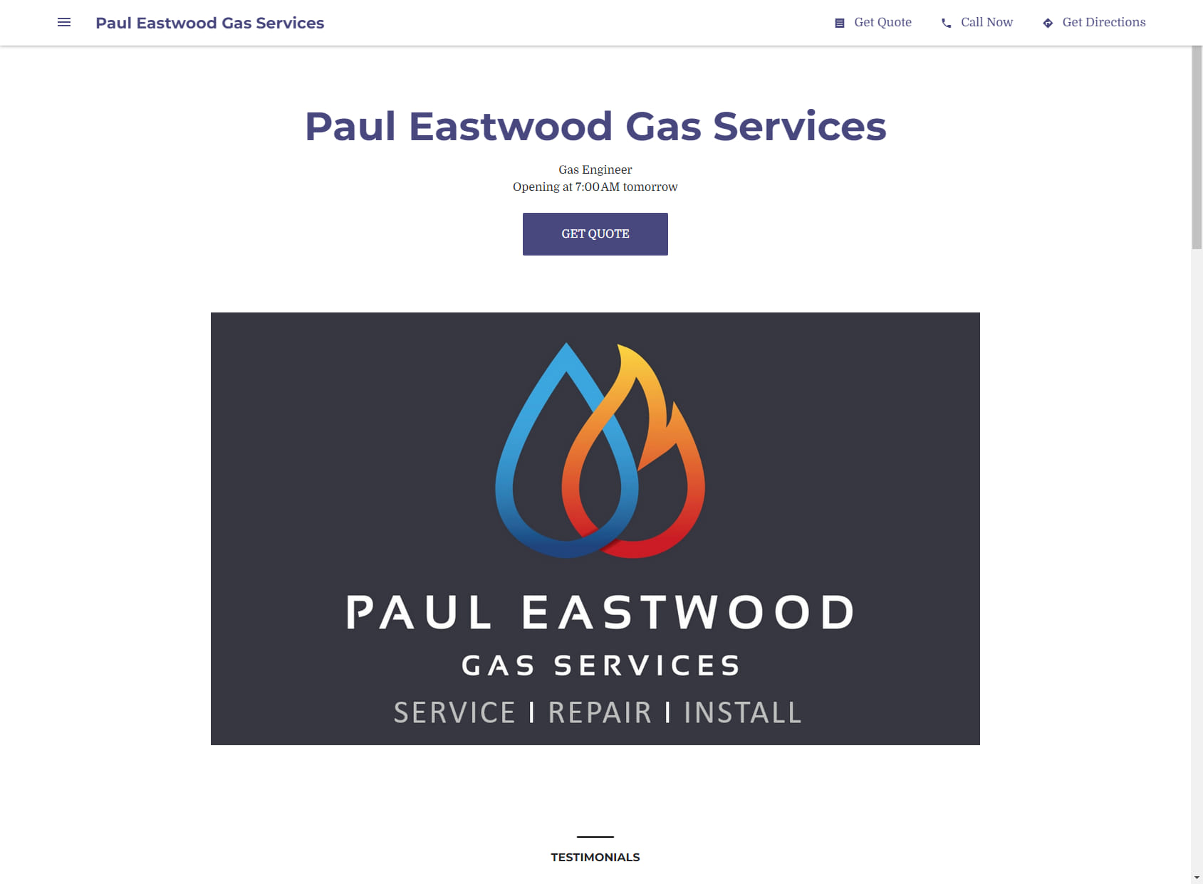 Paul Eastwood Gas Services