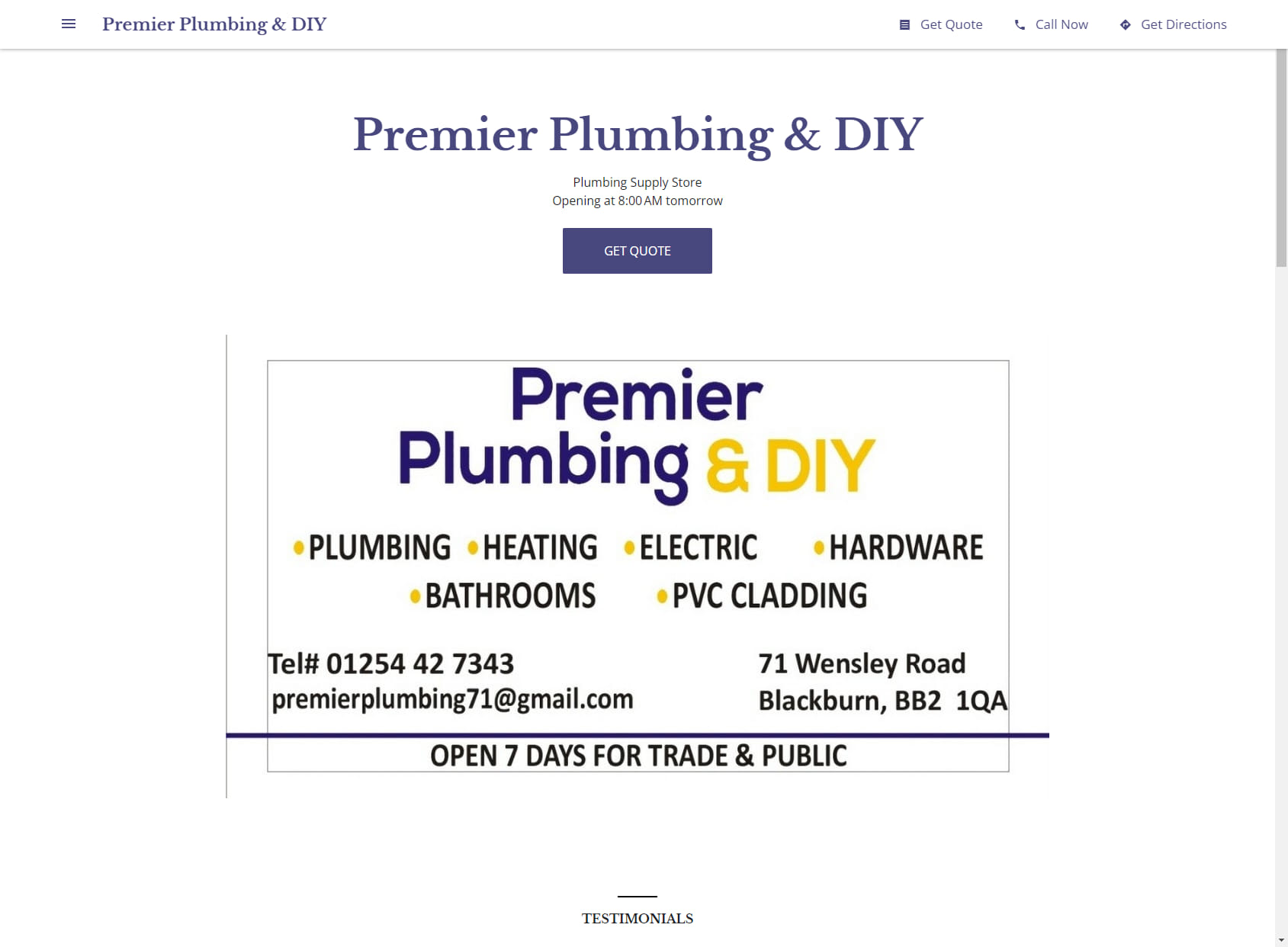 Premier Plumbing & DIY