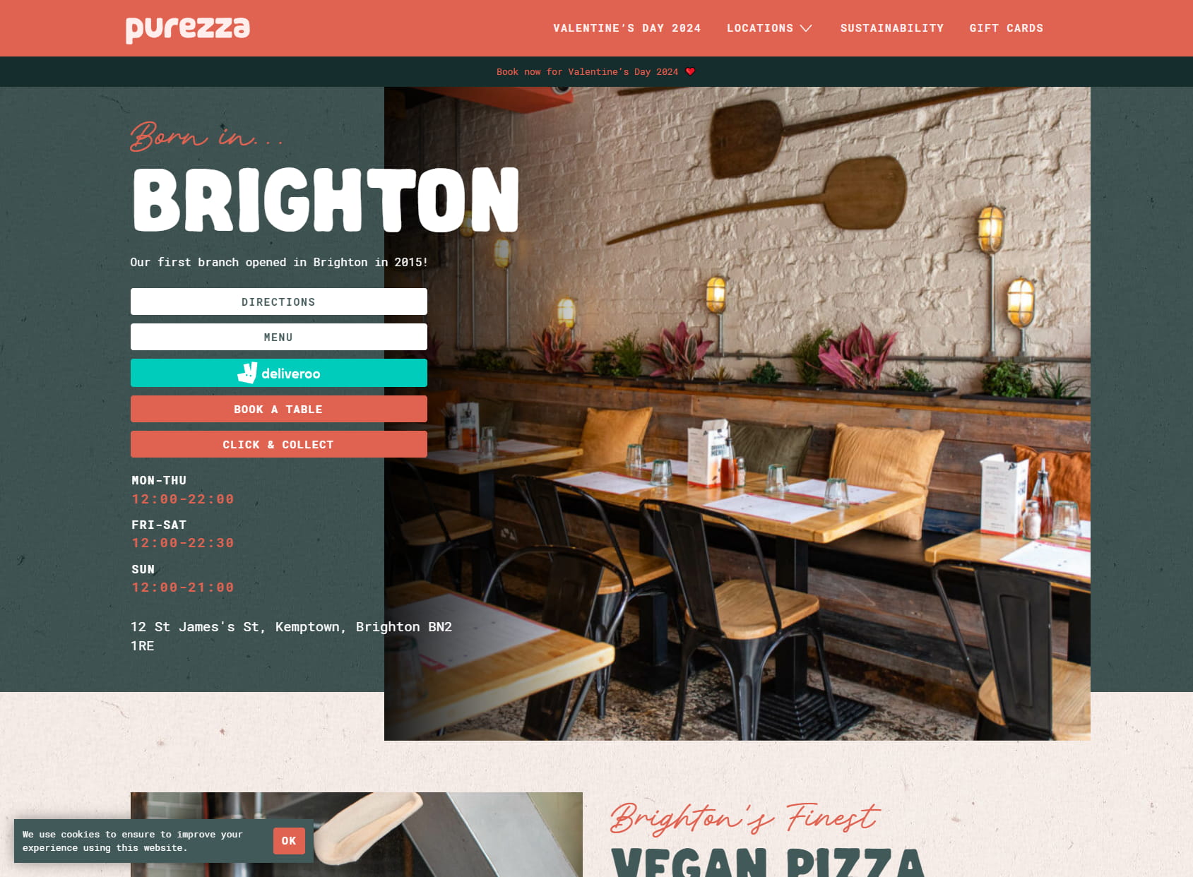 Purezza Brighton | Sustainable Pizza