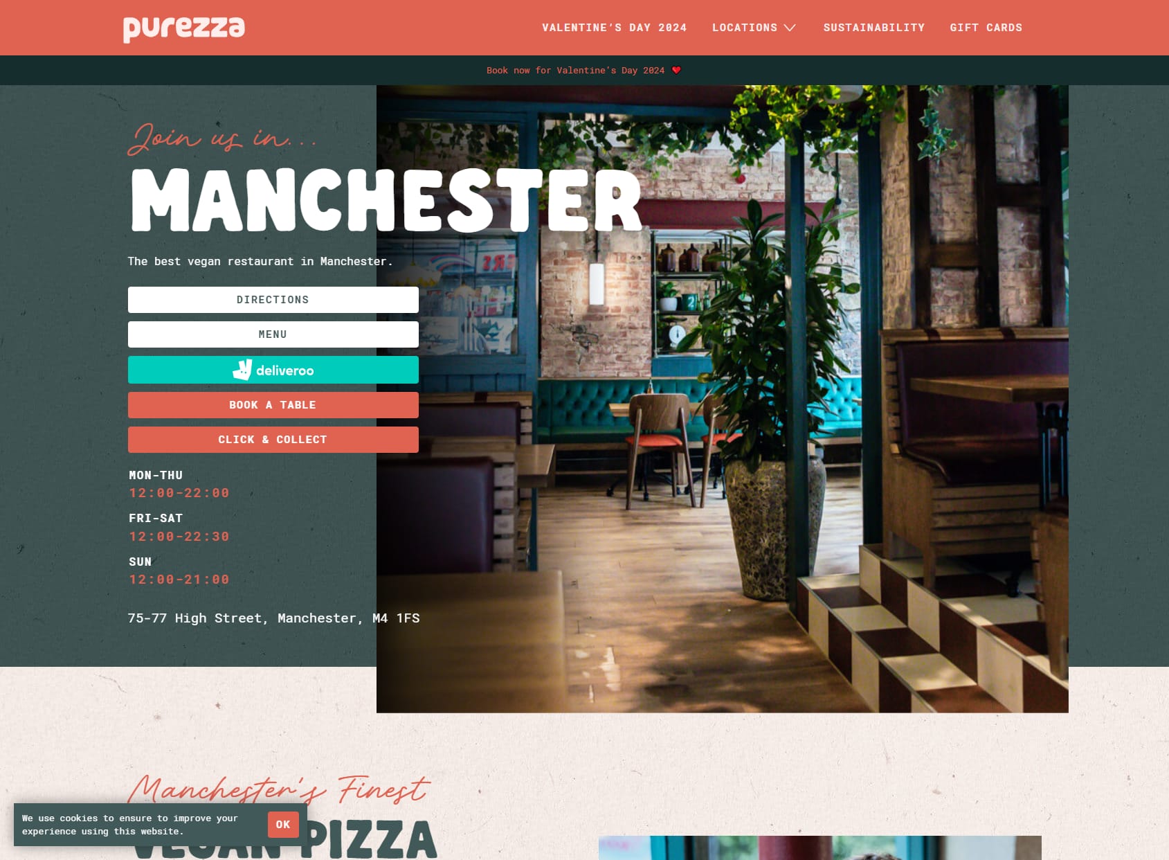 Purezza Manchester | Sustainable Pizza
