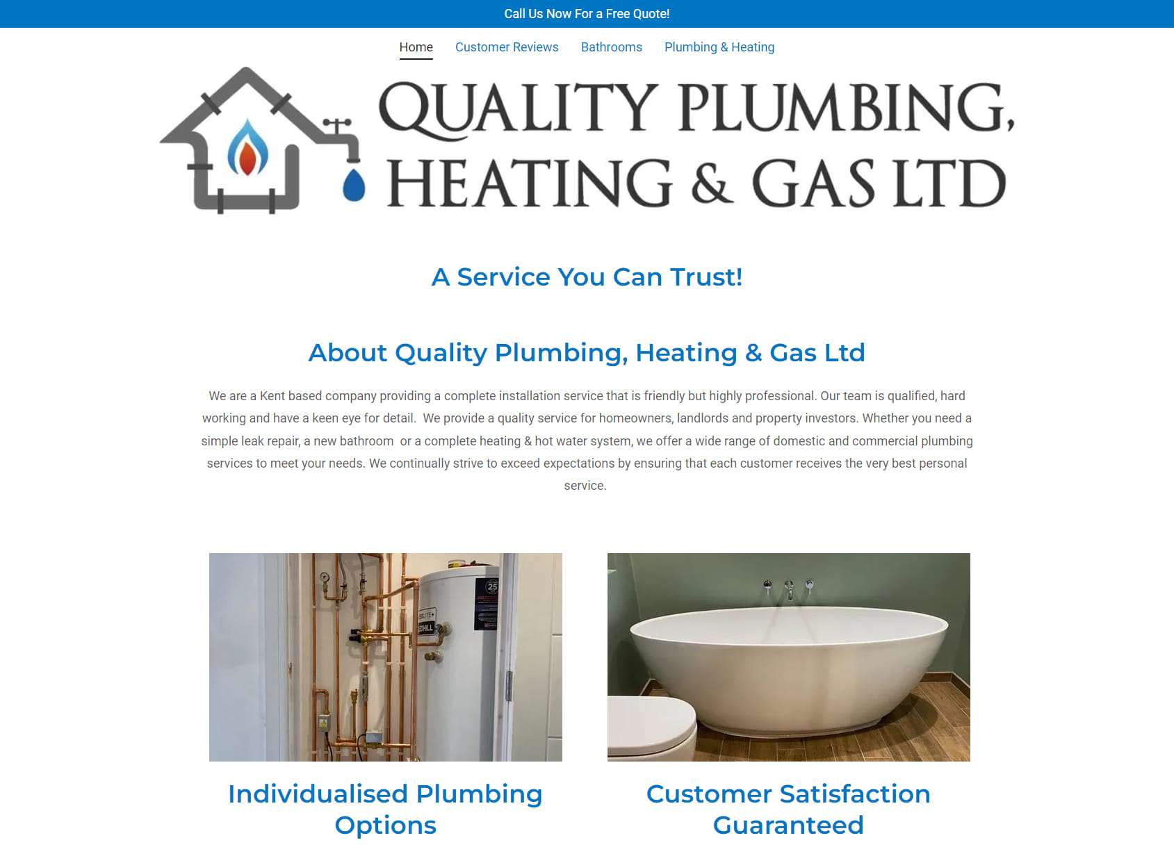 Quality Plumbing, Heating & Gas ltd