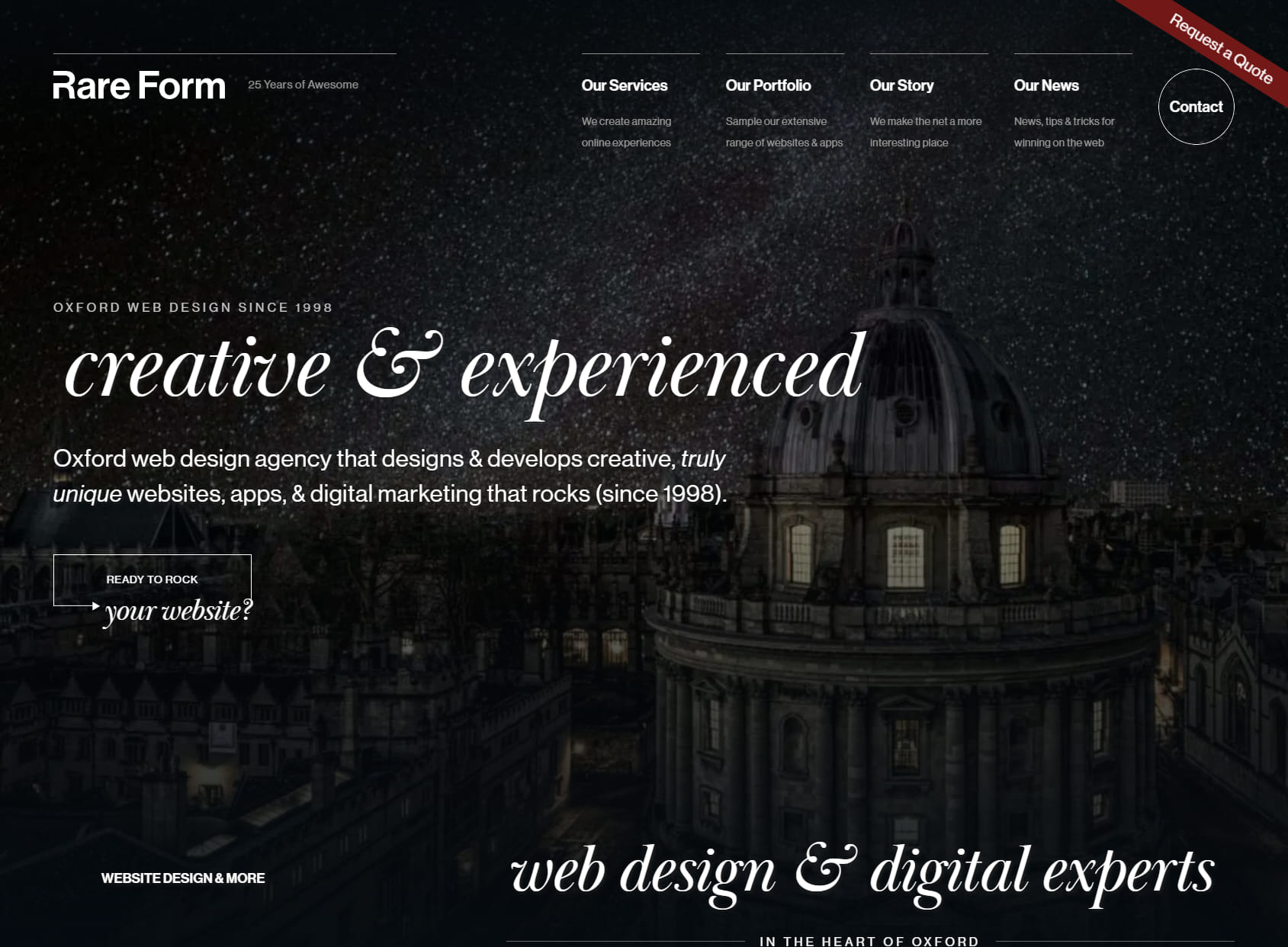Rare Form : Web Design Oxford, Digital Marketing & SEO Oxford
