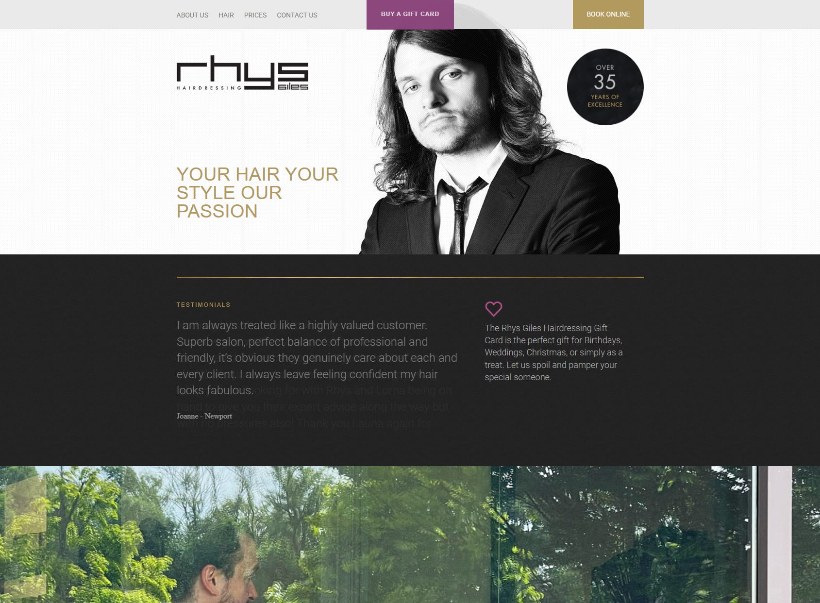 Rhys Giles Hairdressing at The Celtic Manor Resort