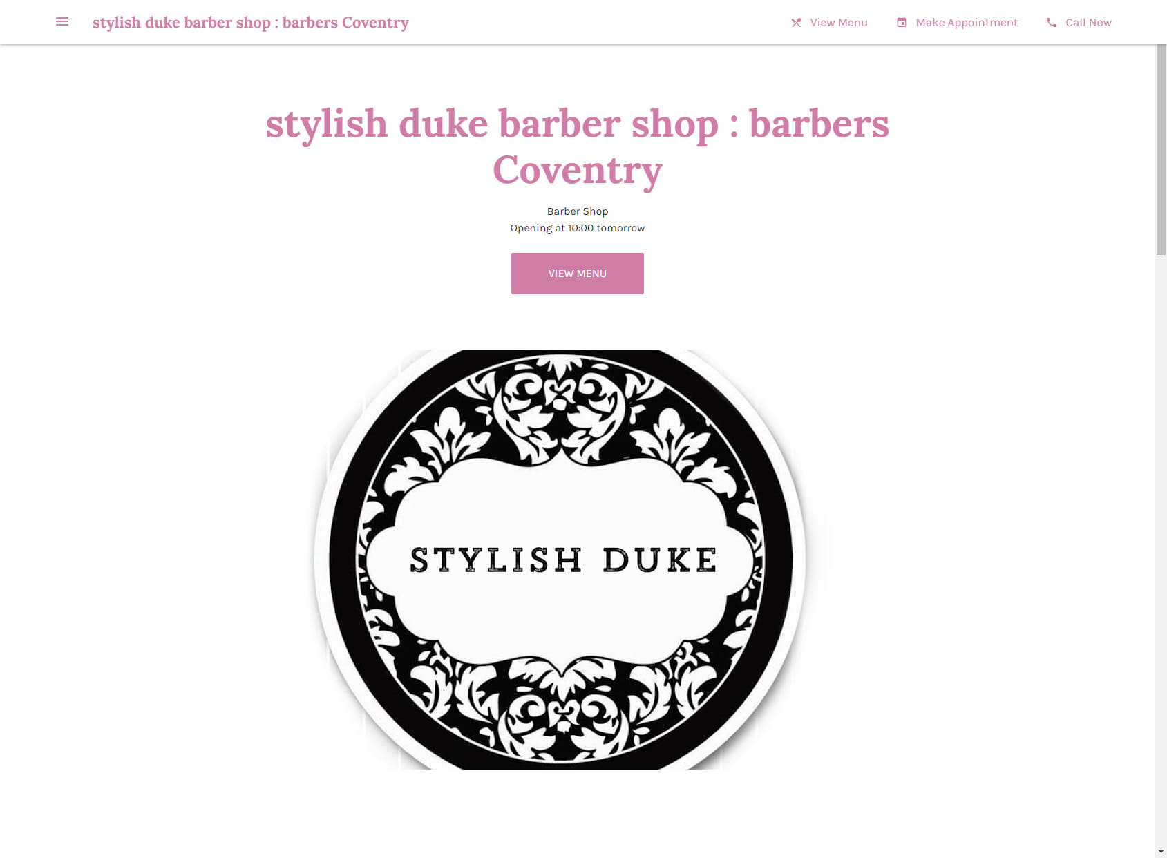 stylish duke barber shop : barbers Coventry