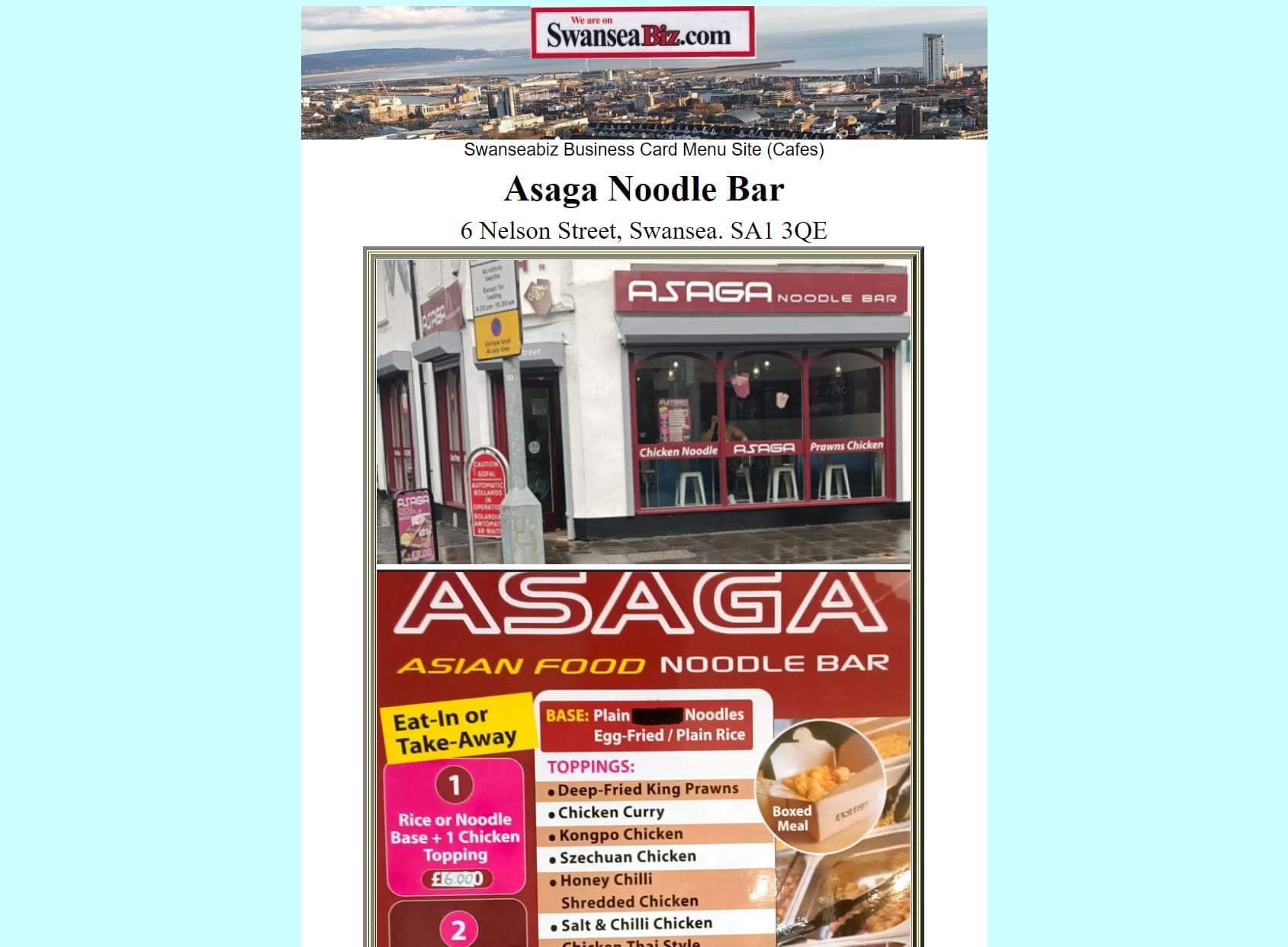 ASAGA Noodle Bar