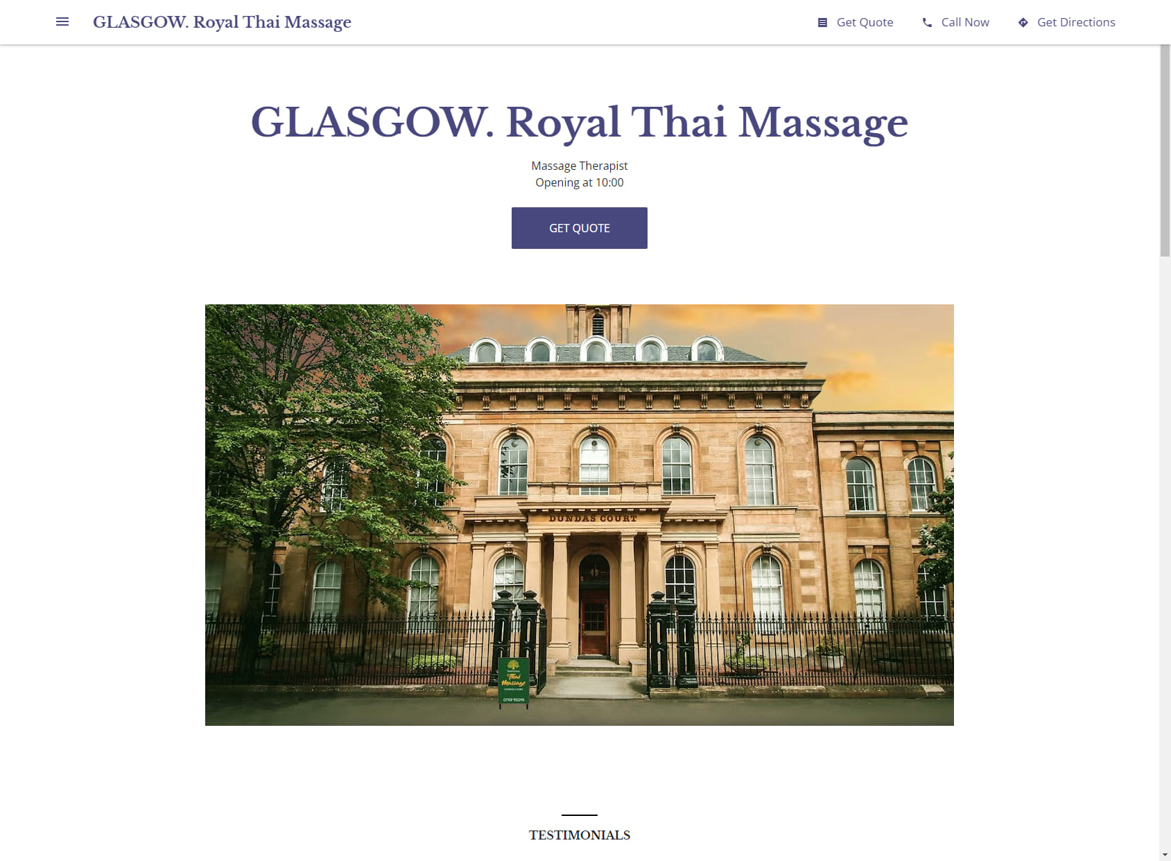 Royal Thai Massage GLASGOW