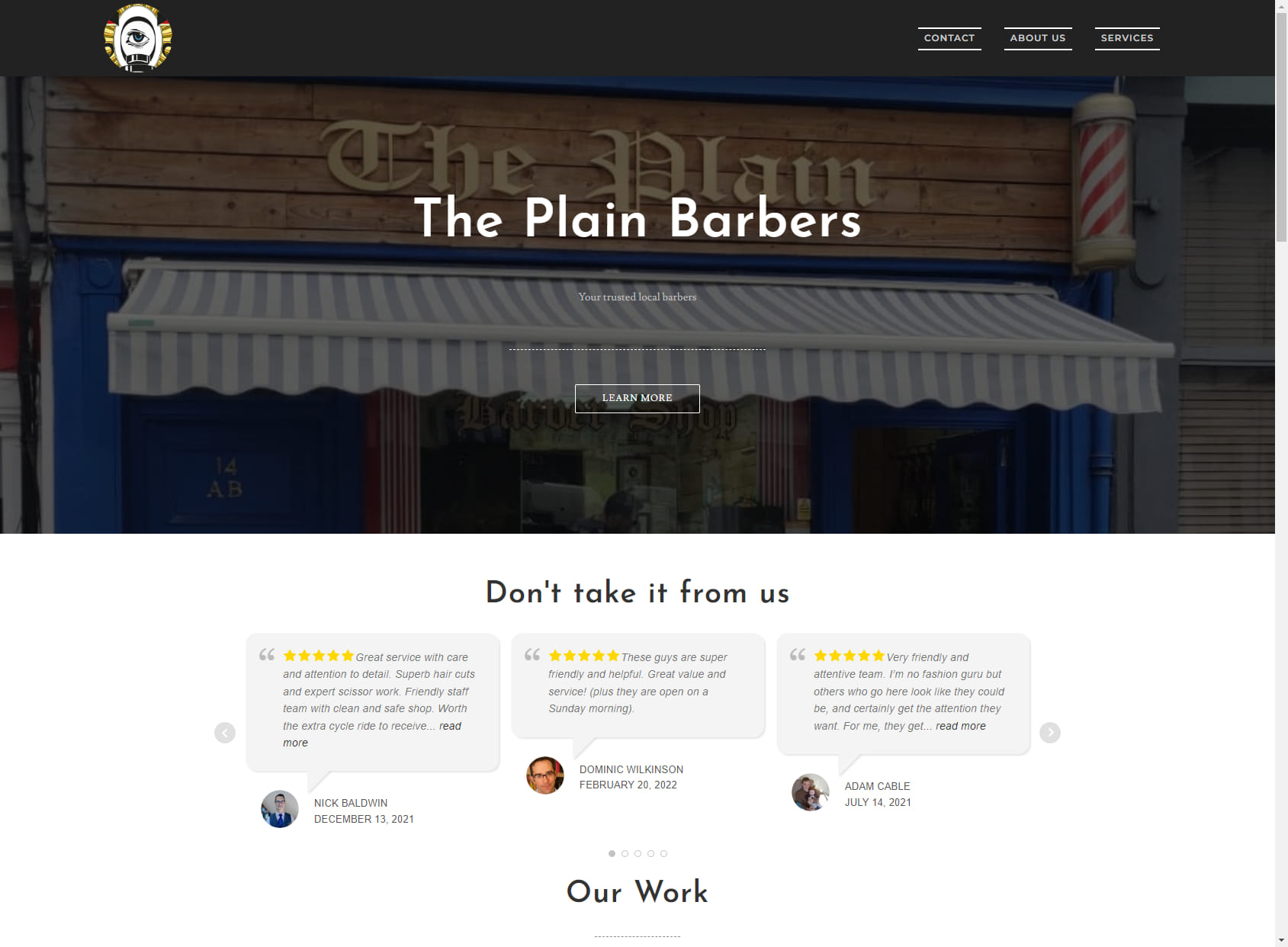 The Plain Barber Shop