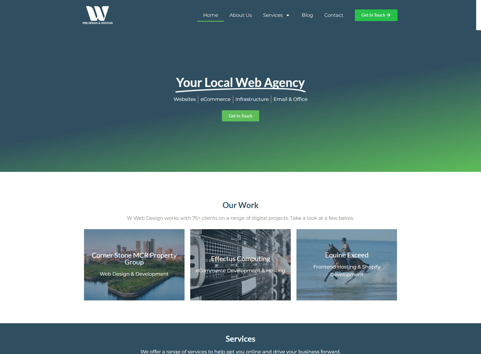 W Web Design and Hosting