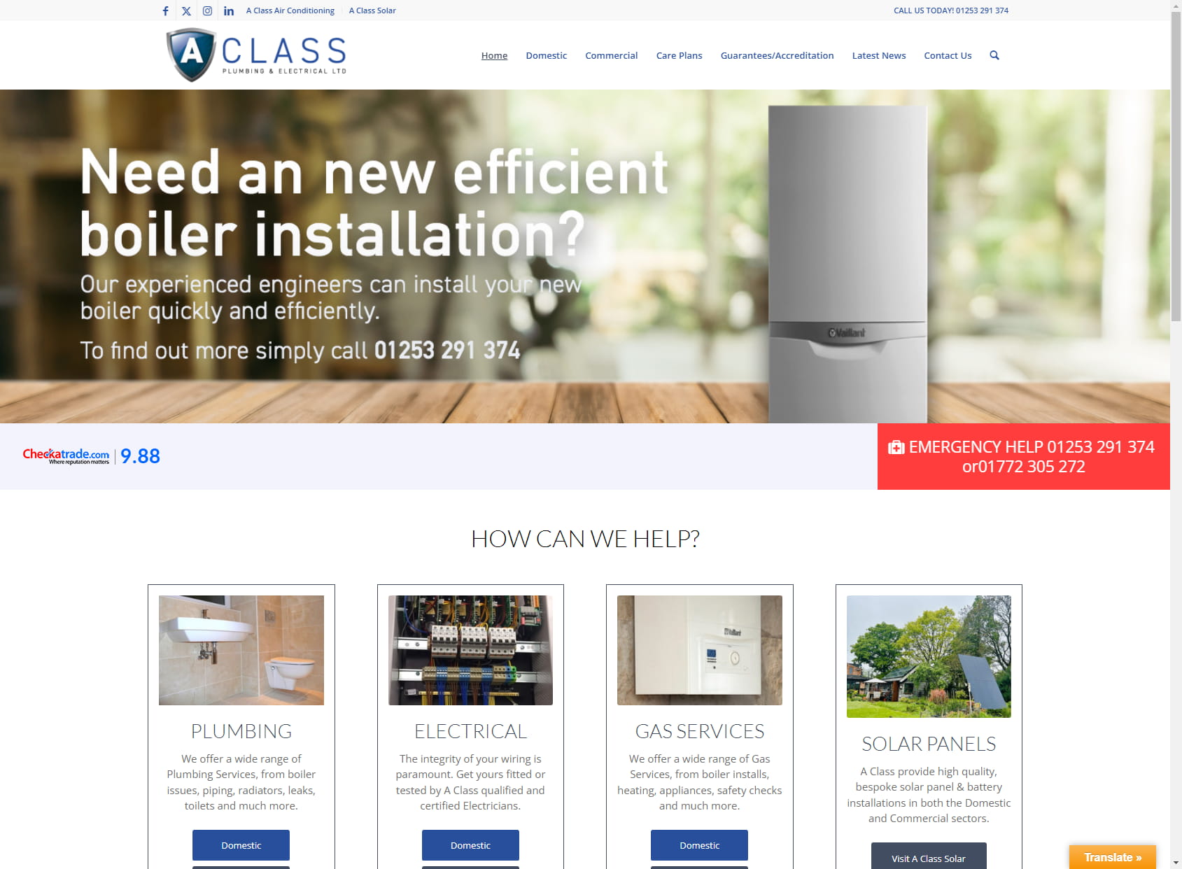 A Class Plumbing and Electrical Ltd