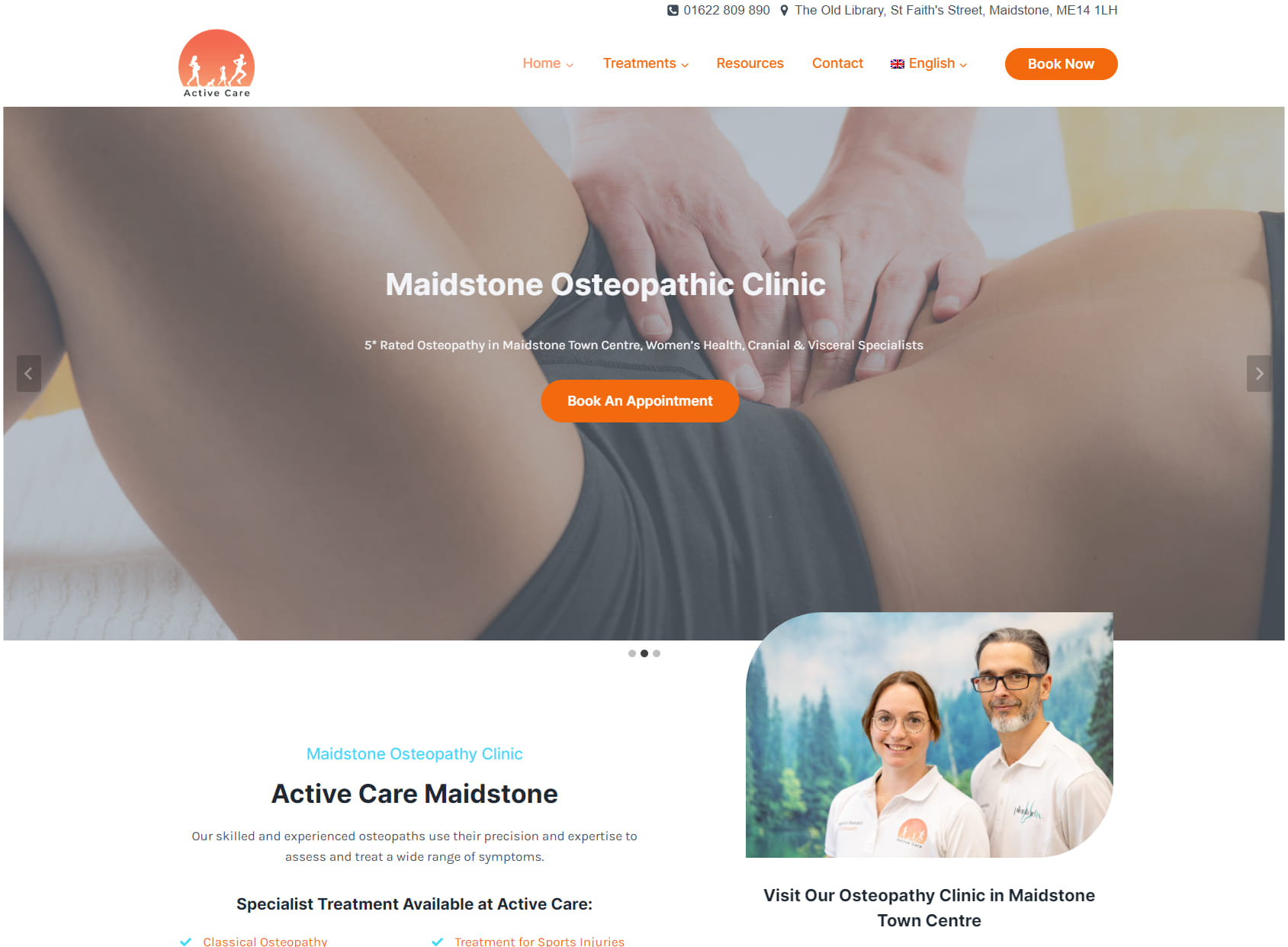 Active Care – Dan Fernandes - Maidstone Osteopath