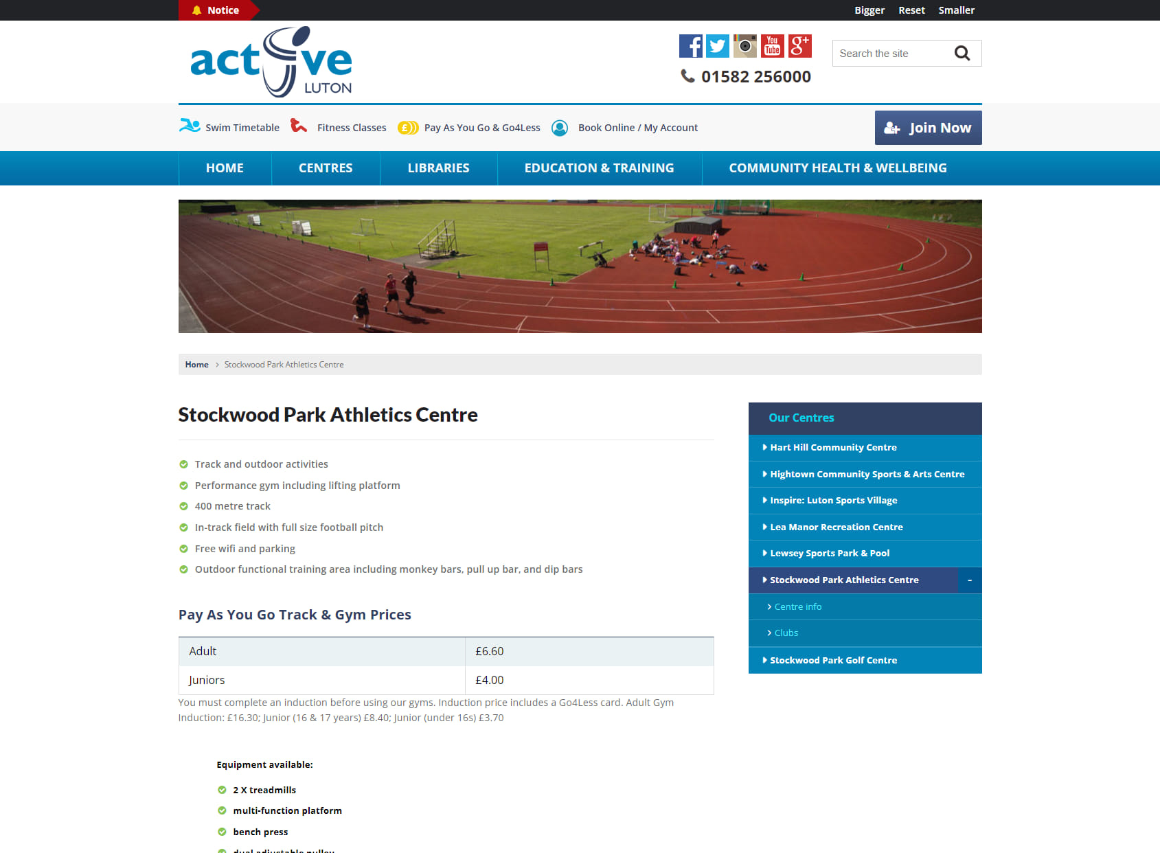 Stockwood Athletics Centre & Performance Gym