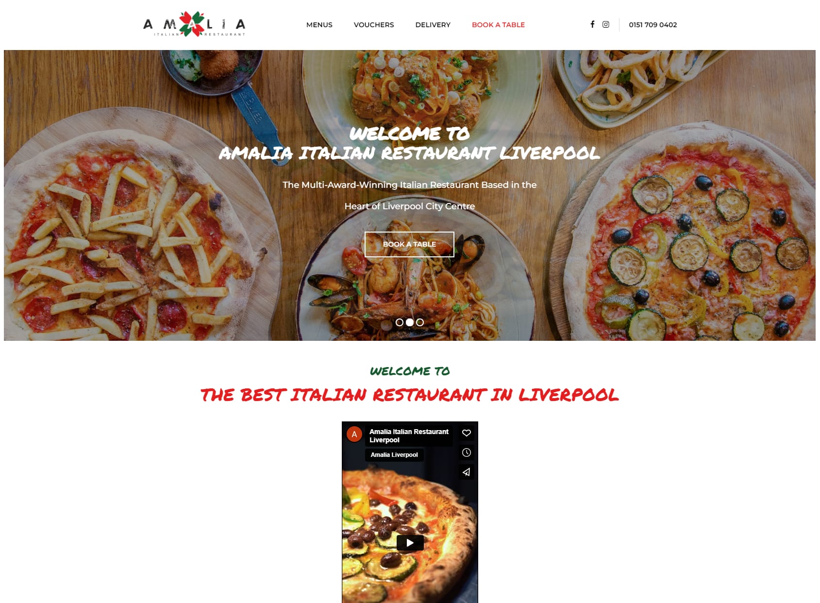 Amalia - Italian Restaurant Liverpool