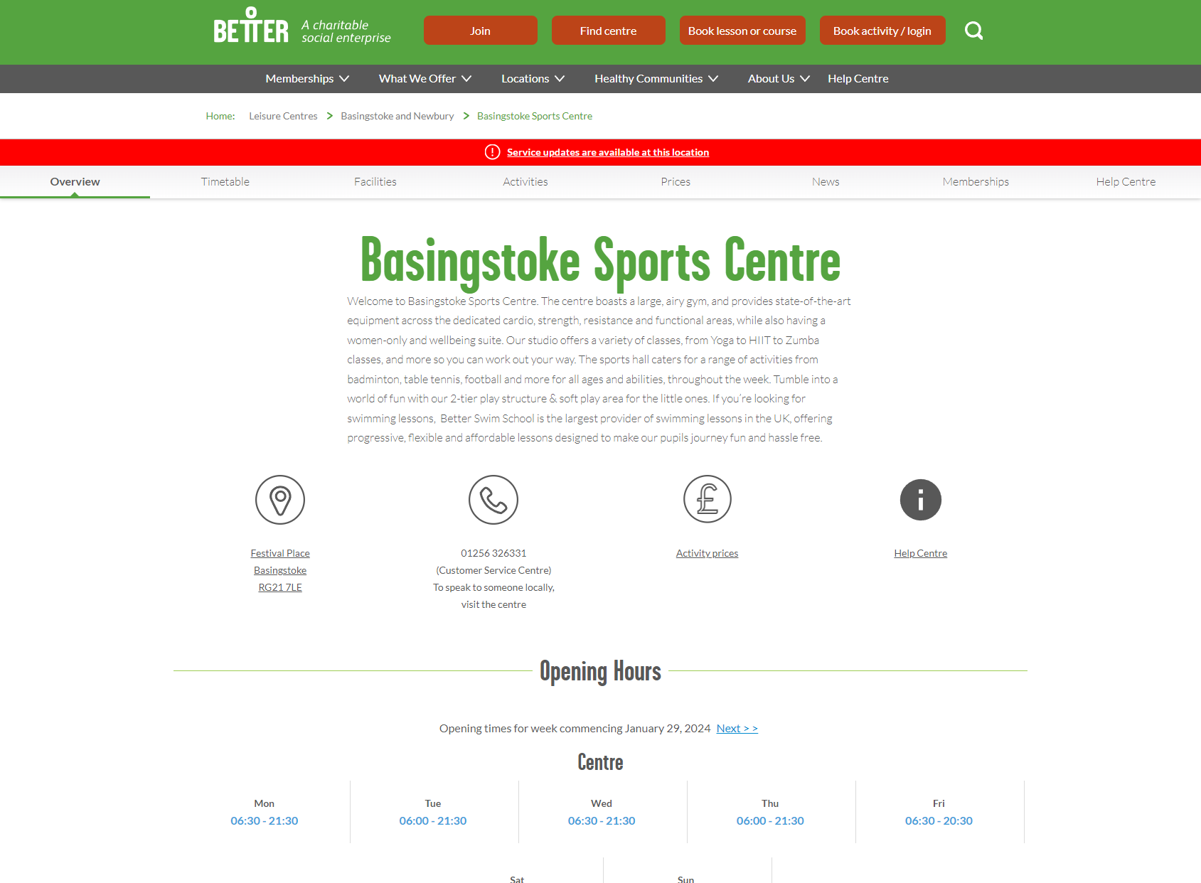 Basingstoke Sports Centre