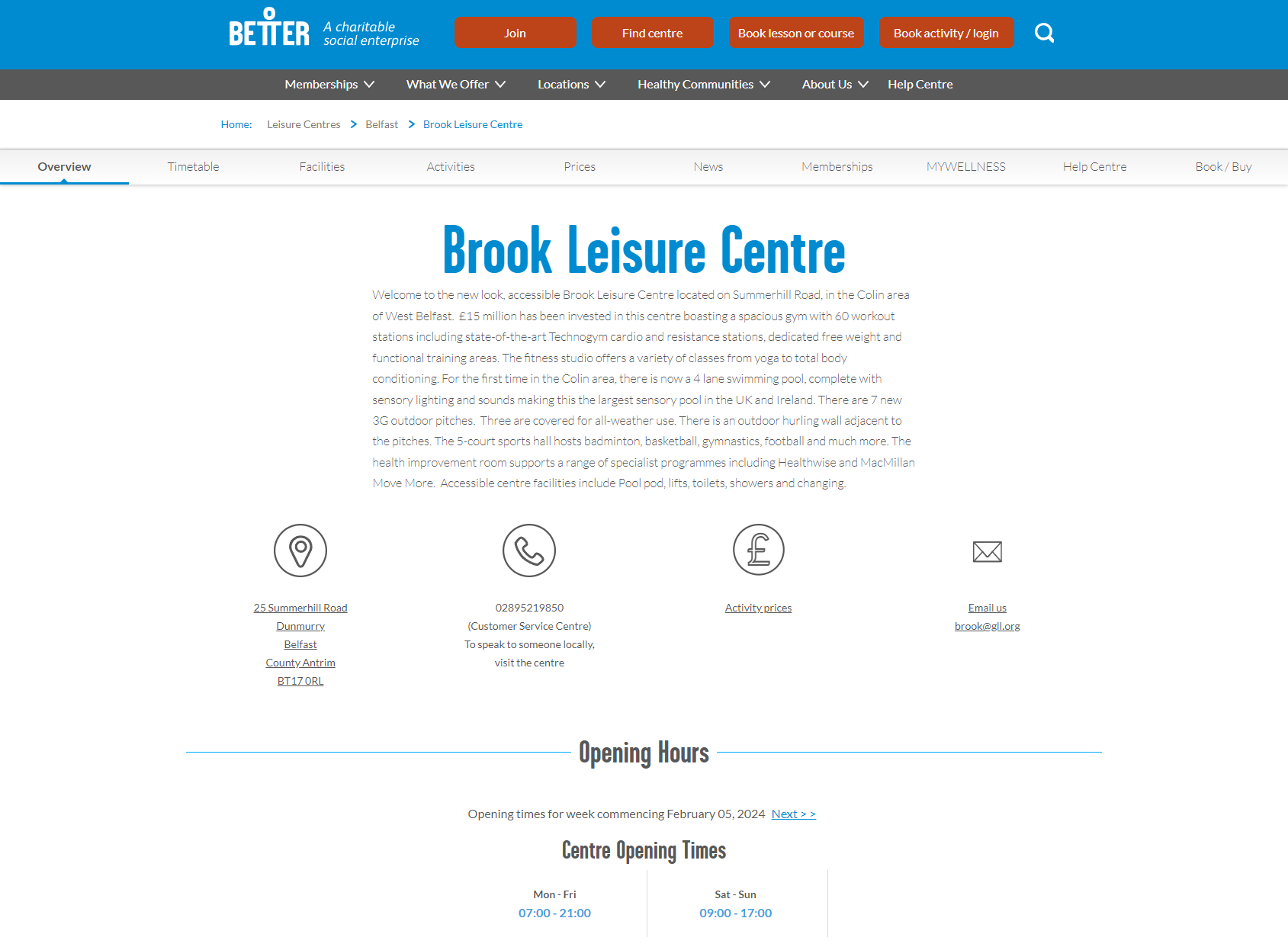 Brook Leisure Centre