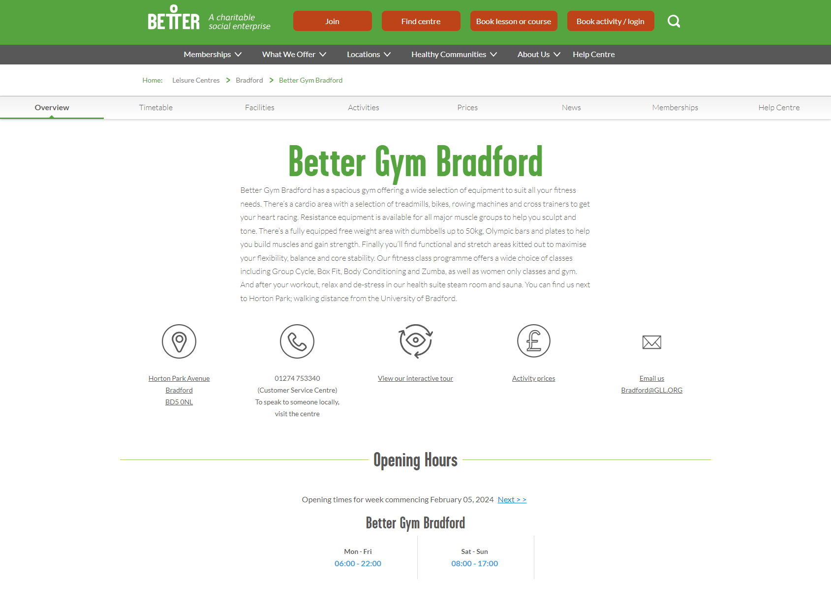 Better Gym Bradford