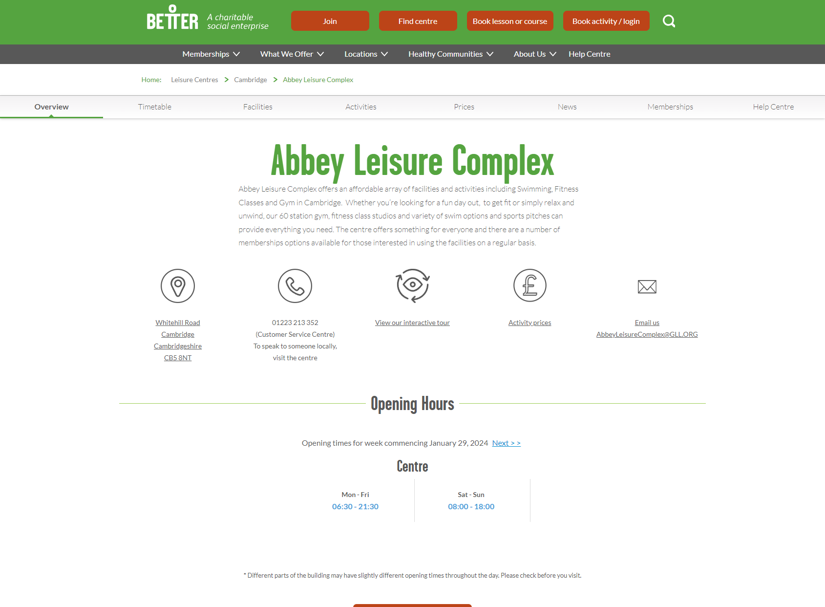 Abbey Leisure Complex