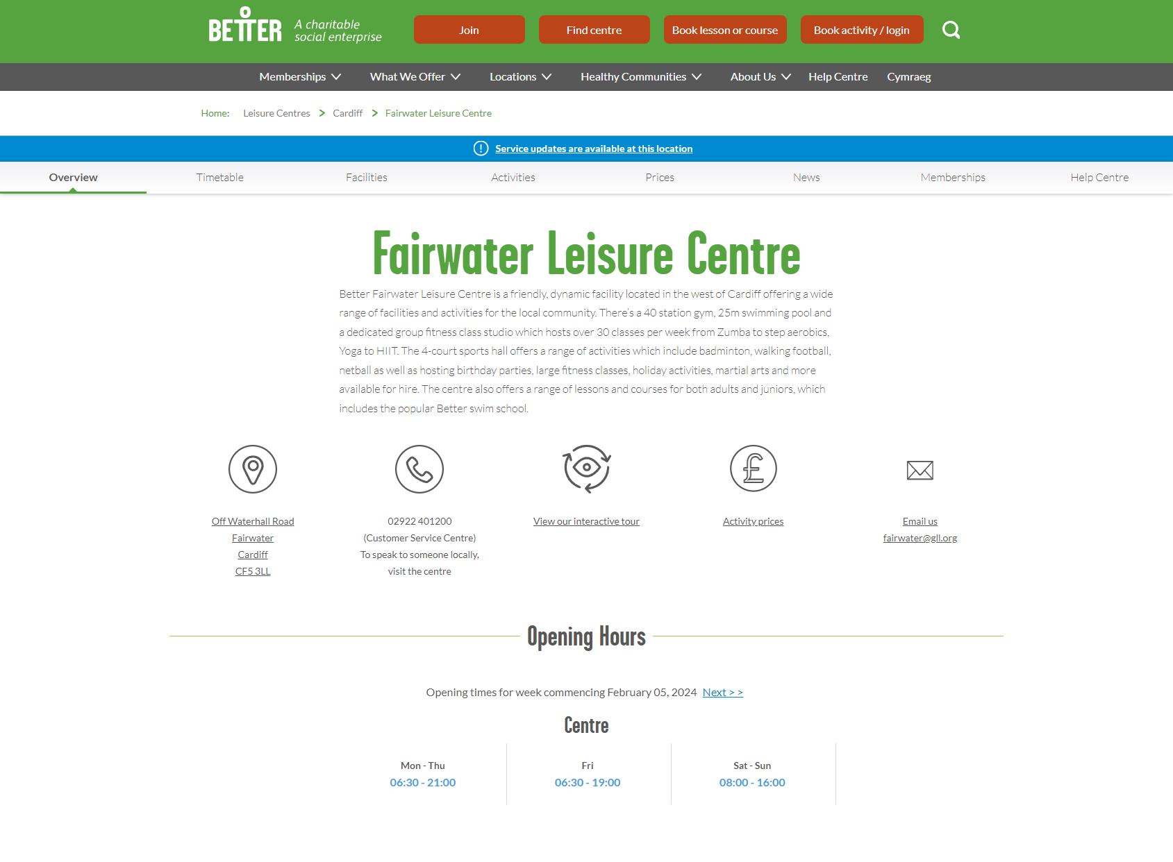 Fairwater Leisure Centre