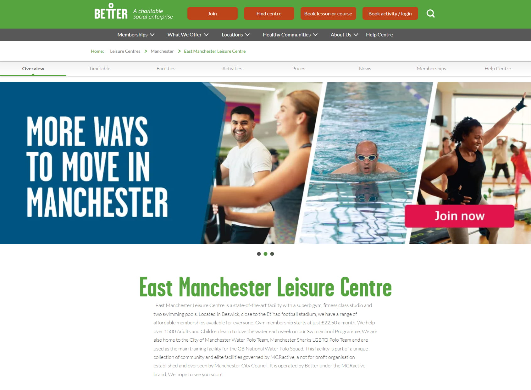 East Manchester Leisure Centre