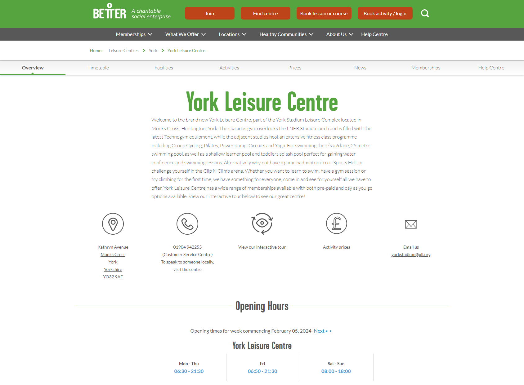 York Leisure Centre