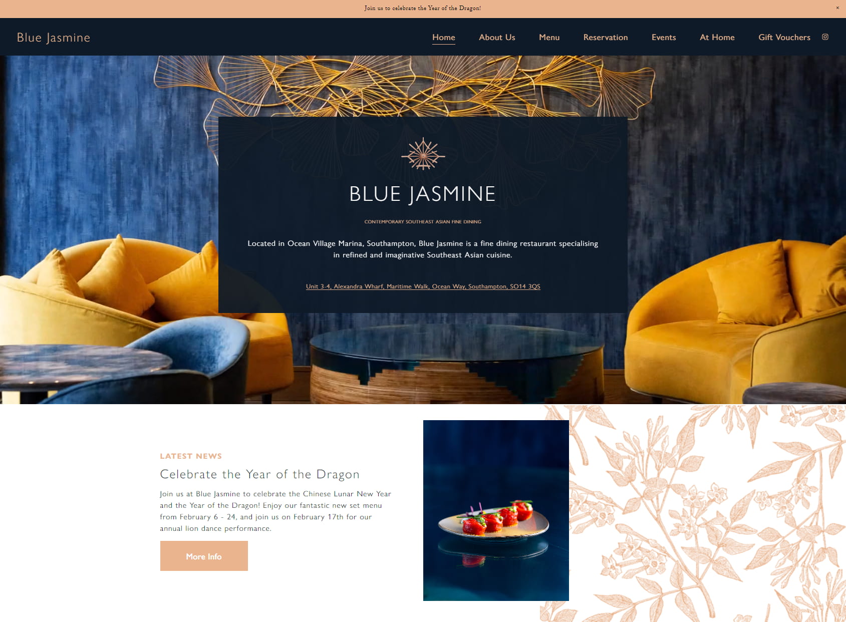Blue Jasmine Southeast Asian Fine Dining