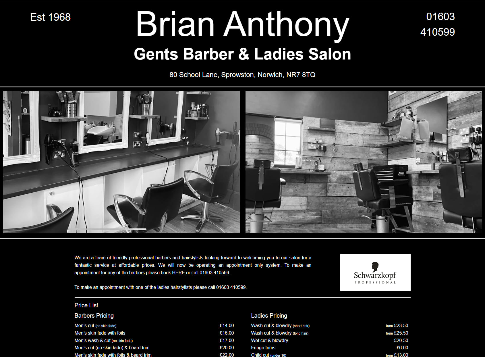 Brian Anthony Barbers & Hair Salon
