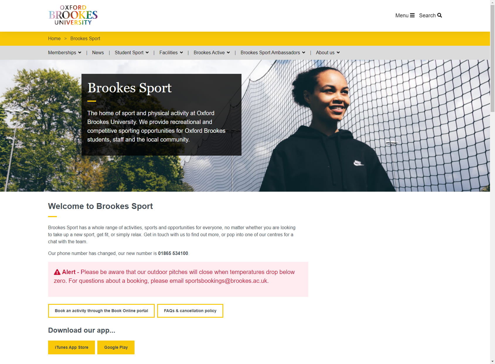 Oxford Brookes University Centre for Sport