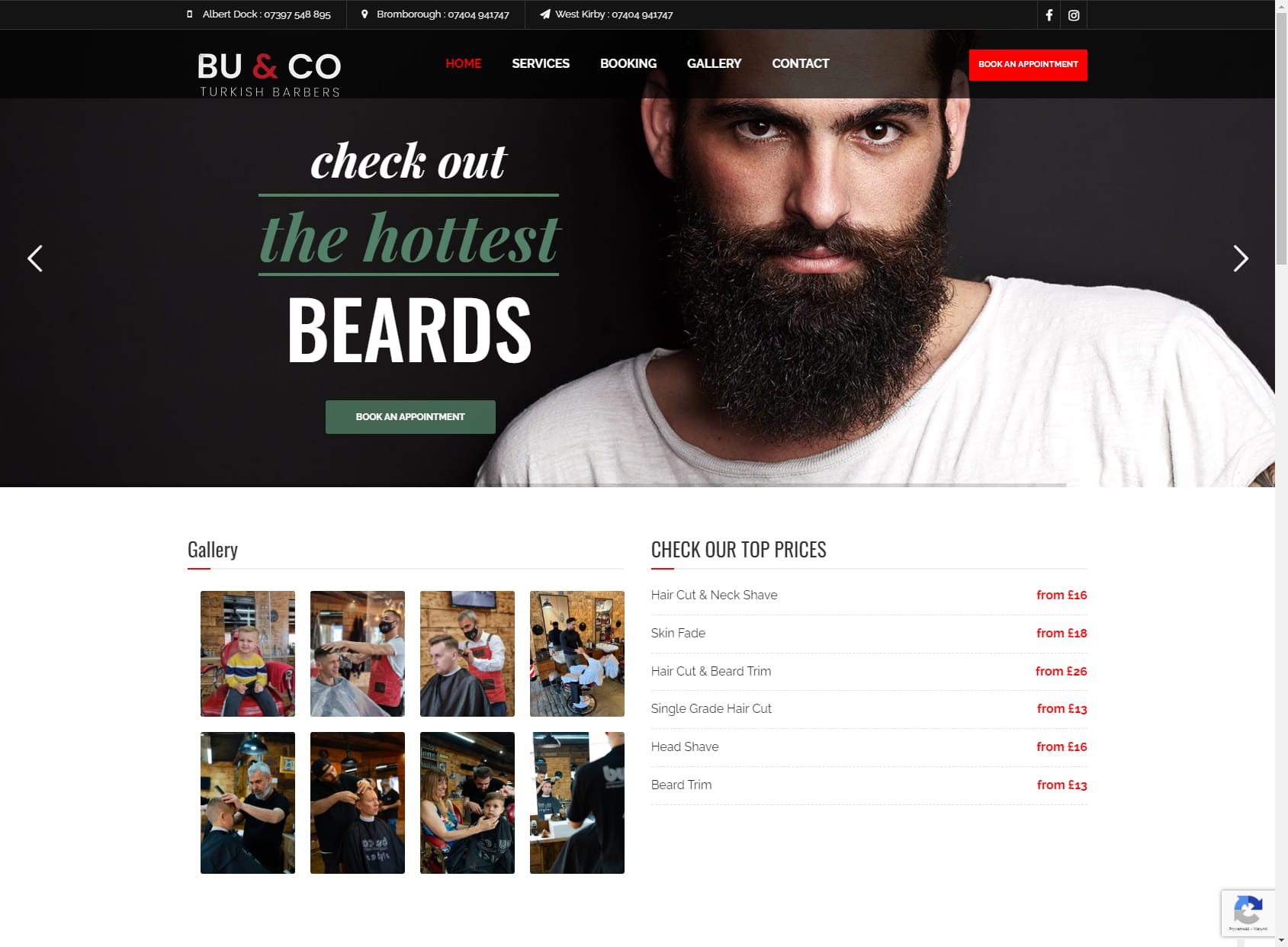 Bu & Co Turkish Barbers Albert Dock