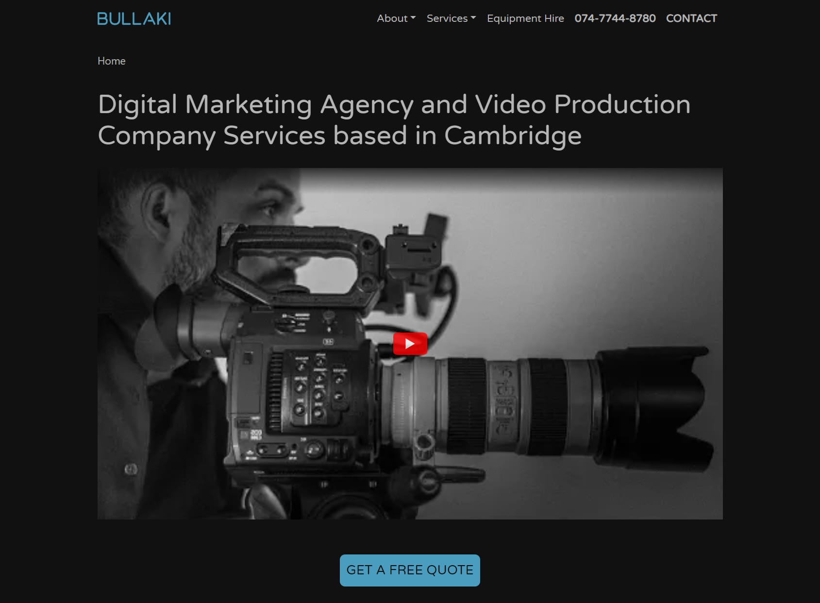 Digital Marketing Agency and Video Production Company Services