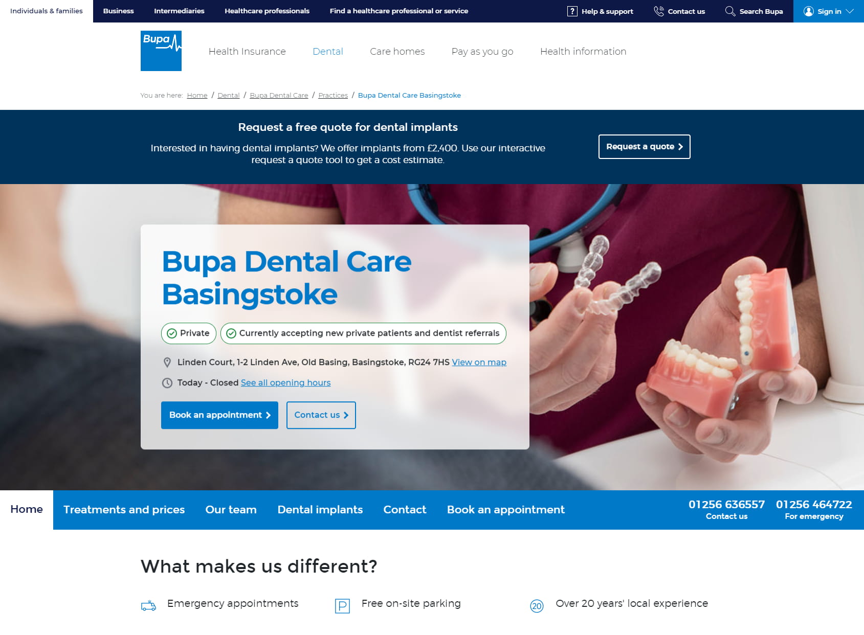 Bupa Dental Care Basingstoke
