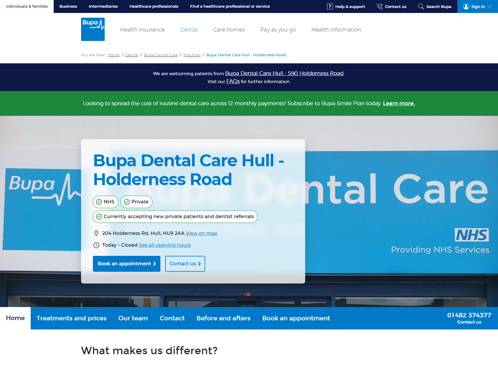 Bupa Dental Care Hull - Holderness Road