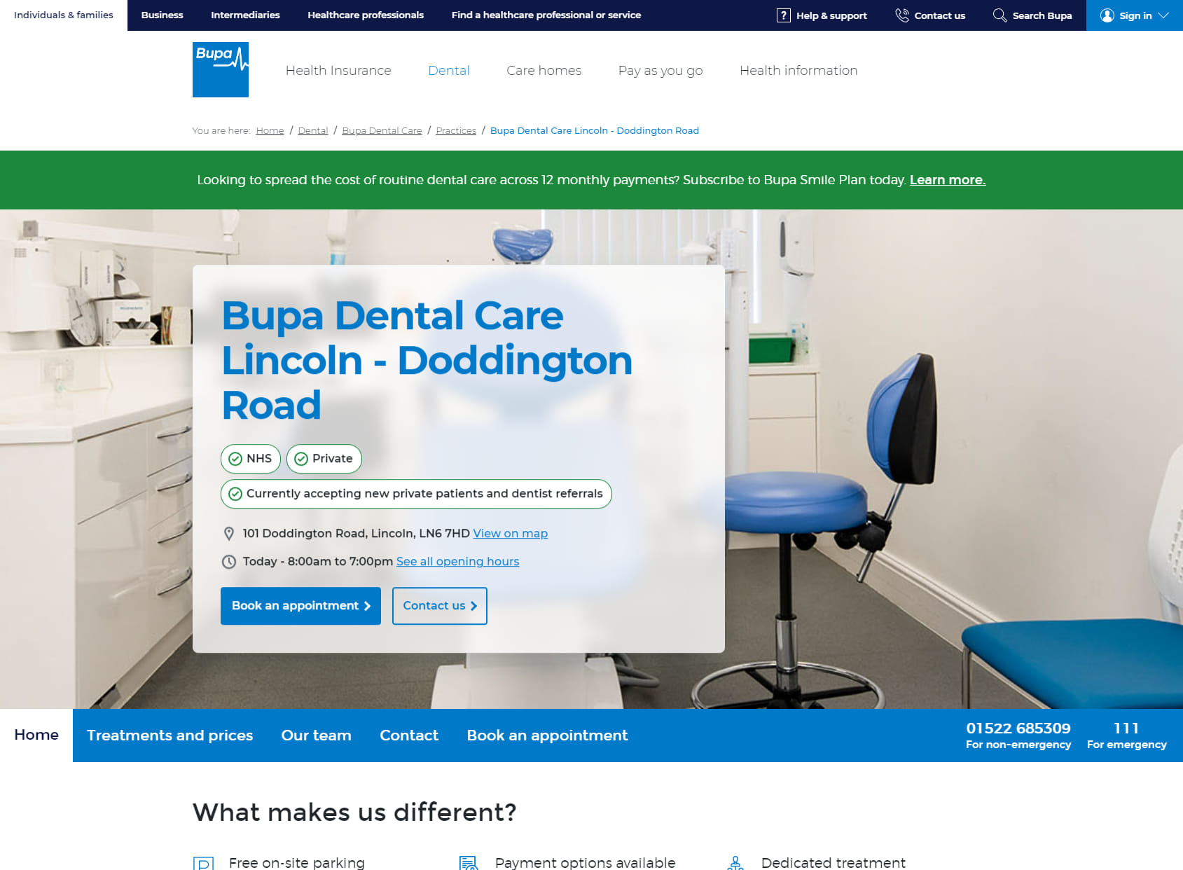 Bupa Dental Care Lincoln - Doddington Road