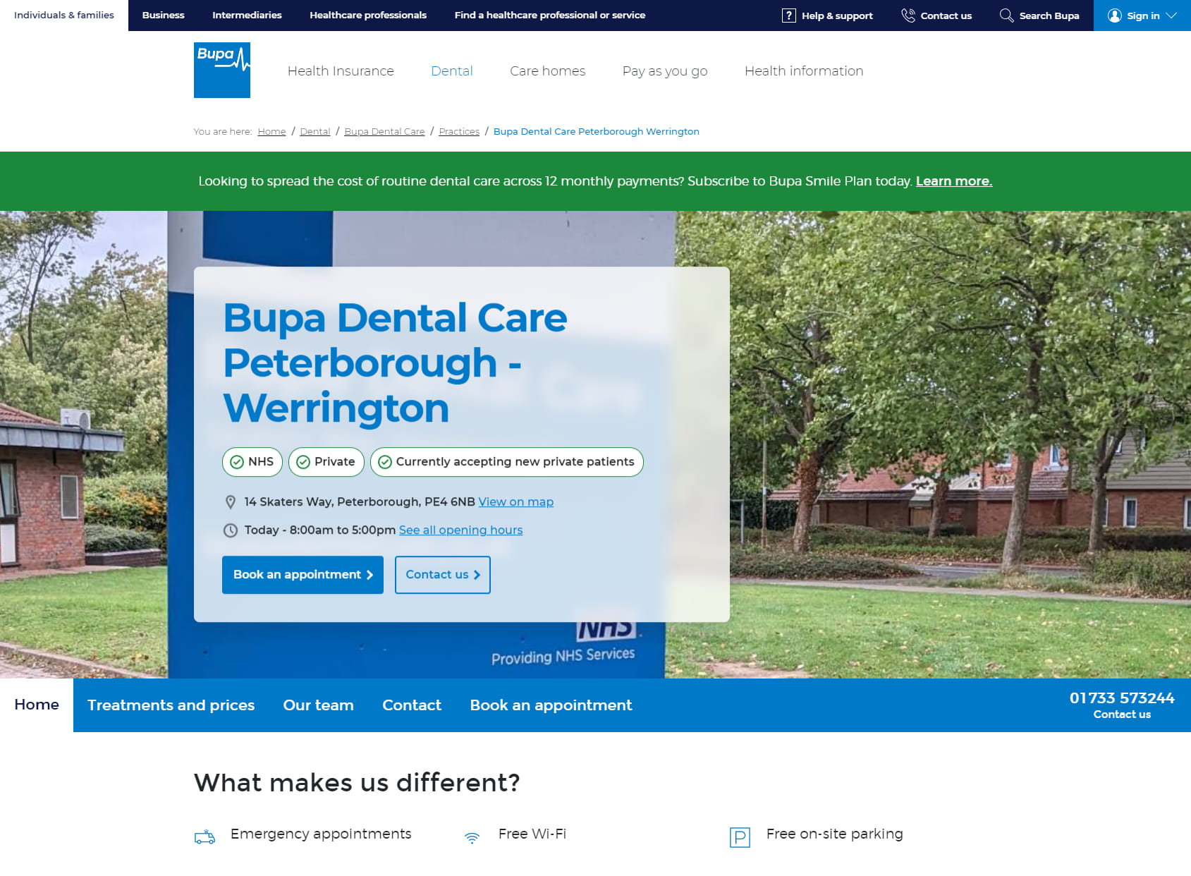 Bupa Dental Care Peterborough - Werrington