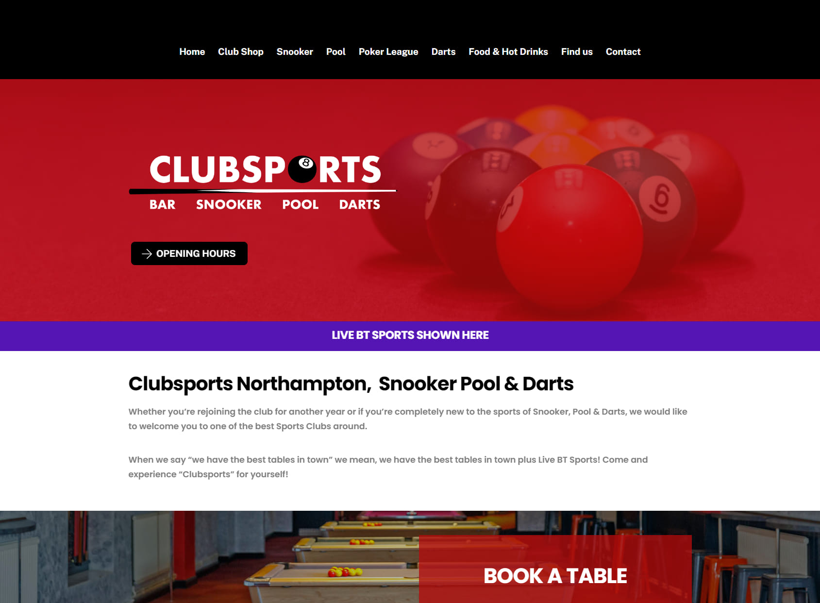 ClubSports (Snooker Pool and Darts)