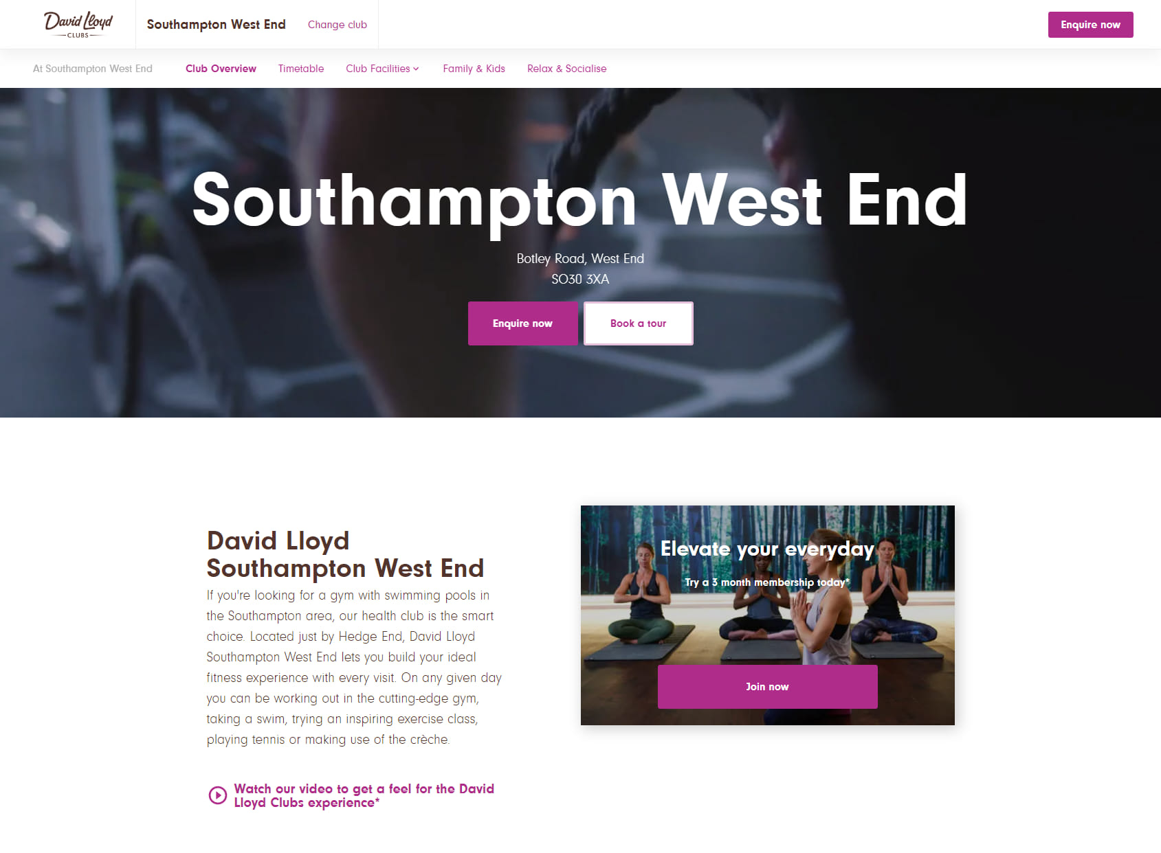 David Lloyd Southampton West End