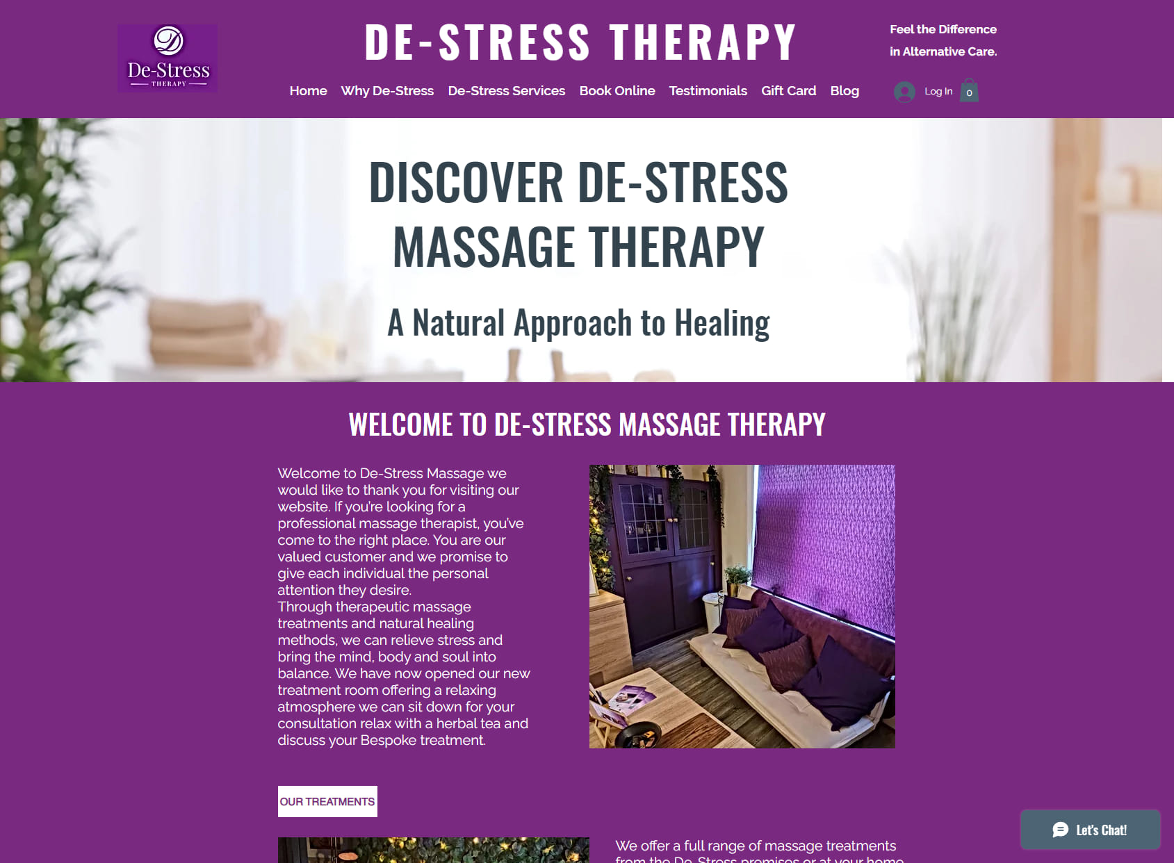 De-Stress Massage Therapy