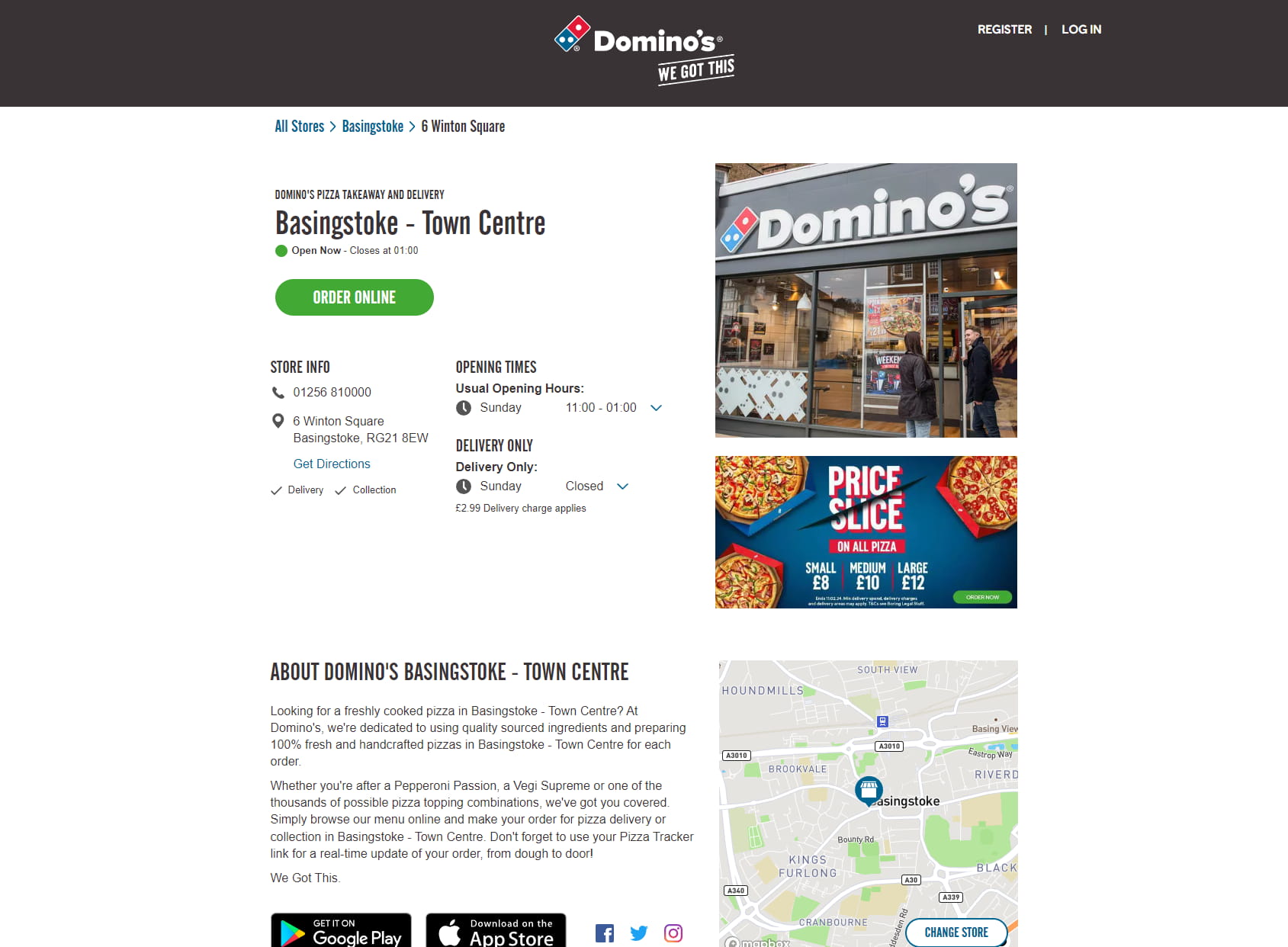 Domino's Pizza - Basingstoke - Town Centre