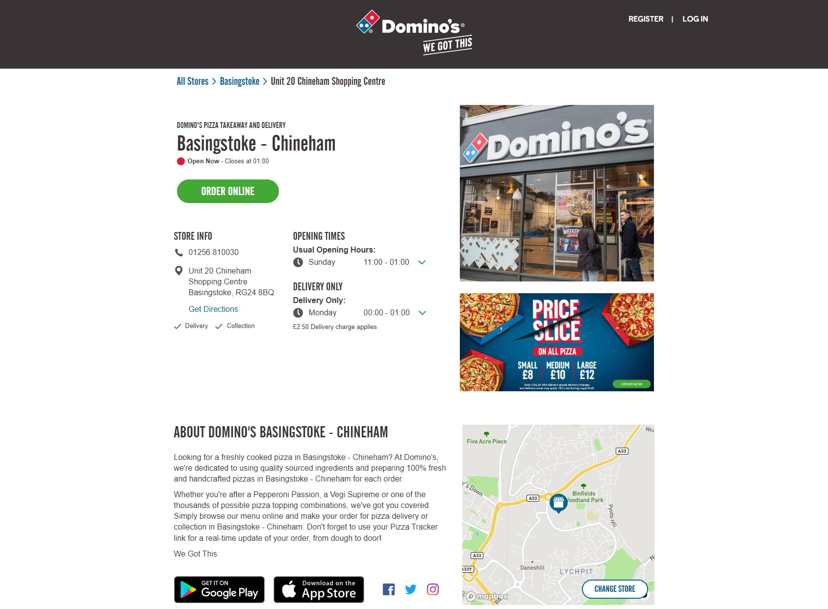 Domino's Pizza - Basingstoke - Chineham